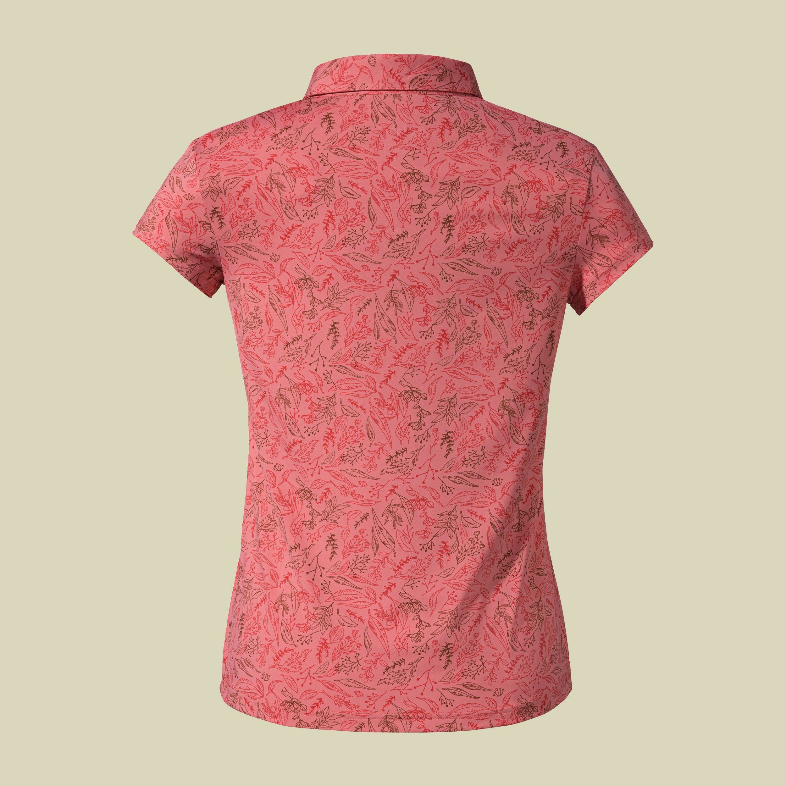 Polo Shirt Sternplatte L Women 44 rot - clasping rose