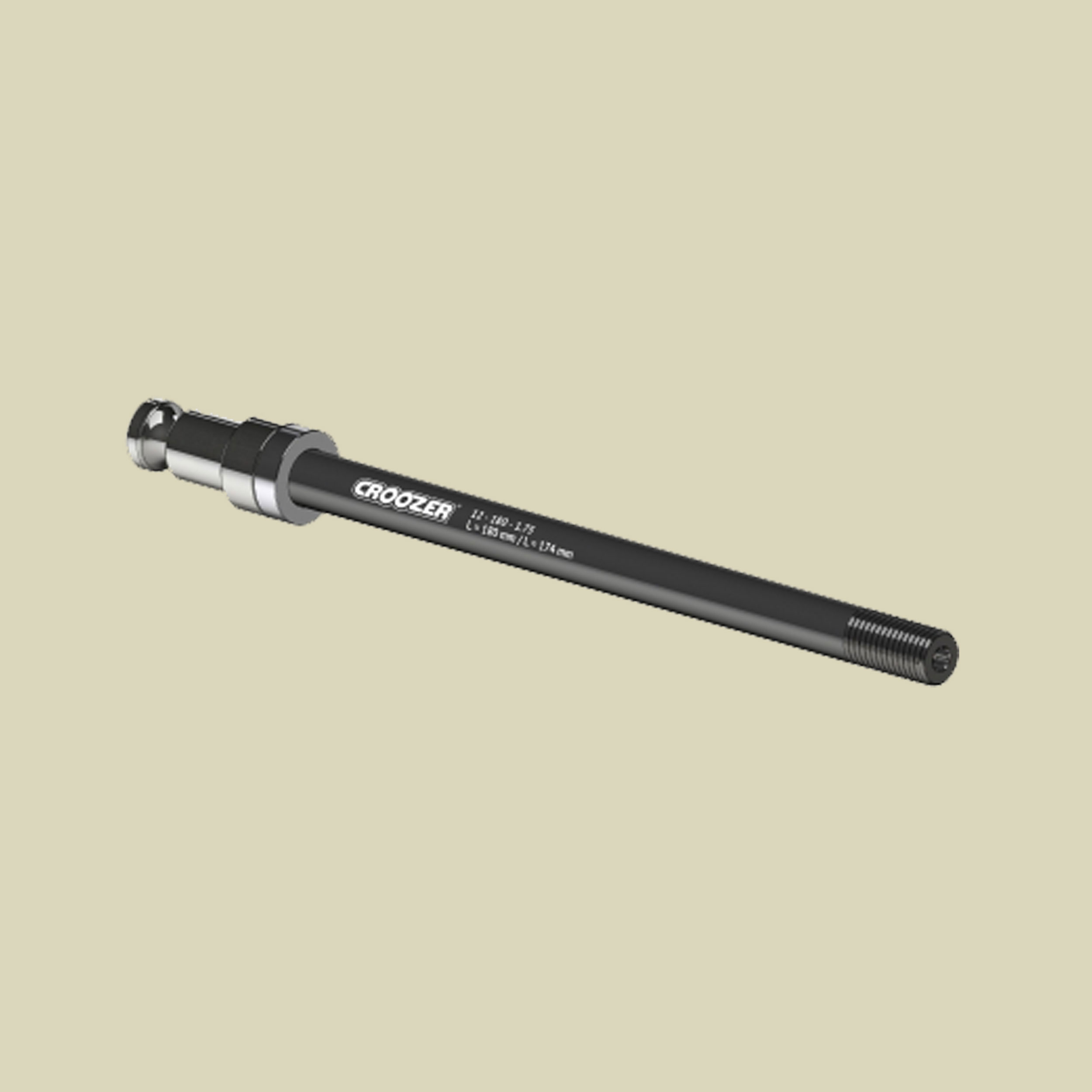 Click & Crooz Steckachskupplung M12 x 1,75 Einbaubreite 174 – 180 mm