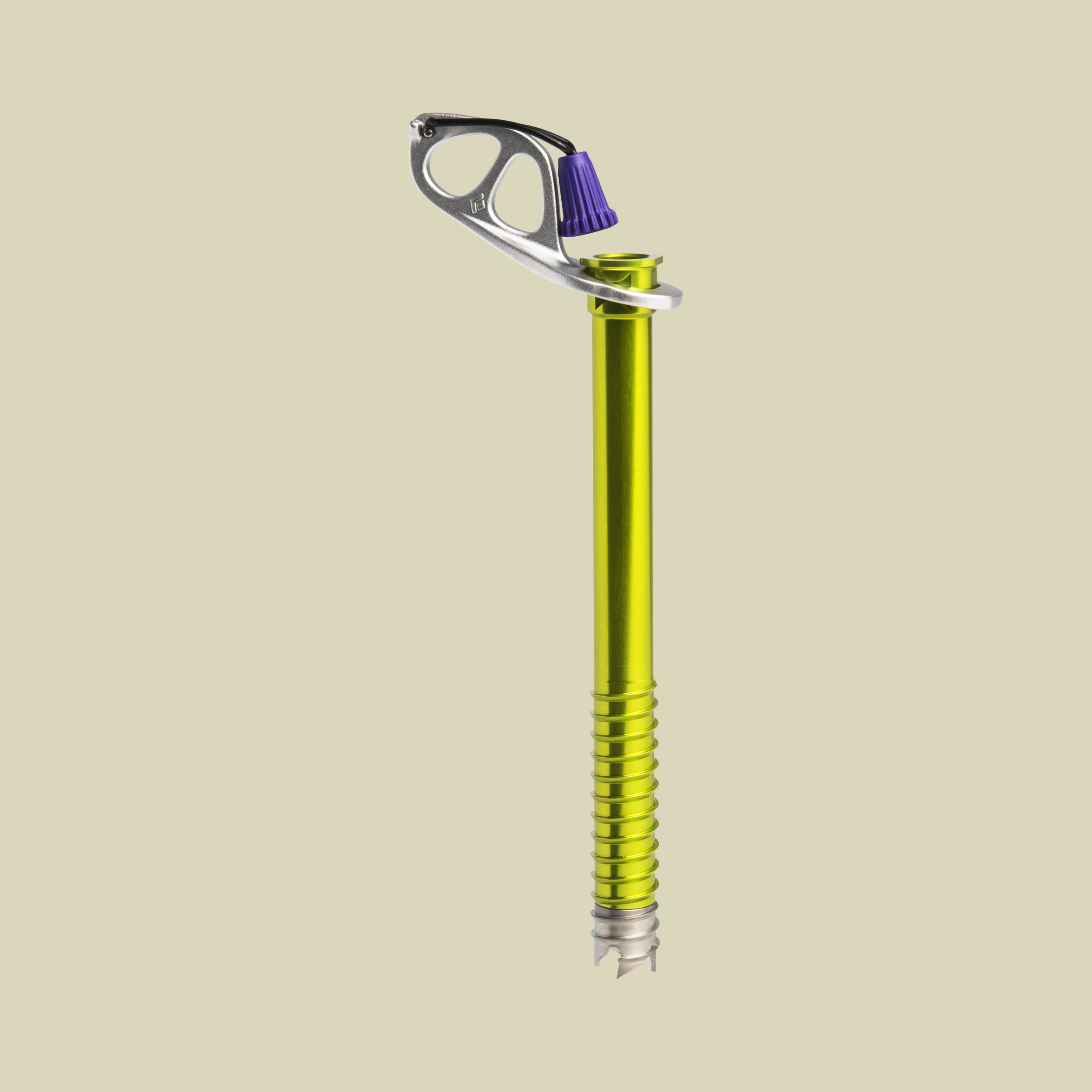 Ultralight Ice Screw Länge 22 cm Farbe envy green/purple
