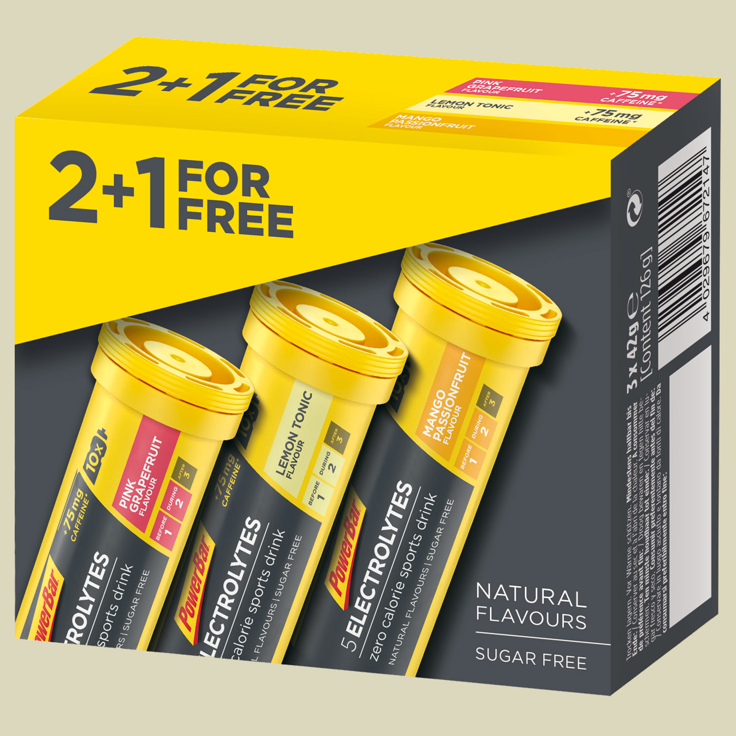 Multiflavour 5Electrolytes 2+1 Tabs