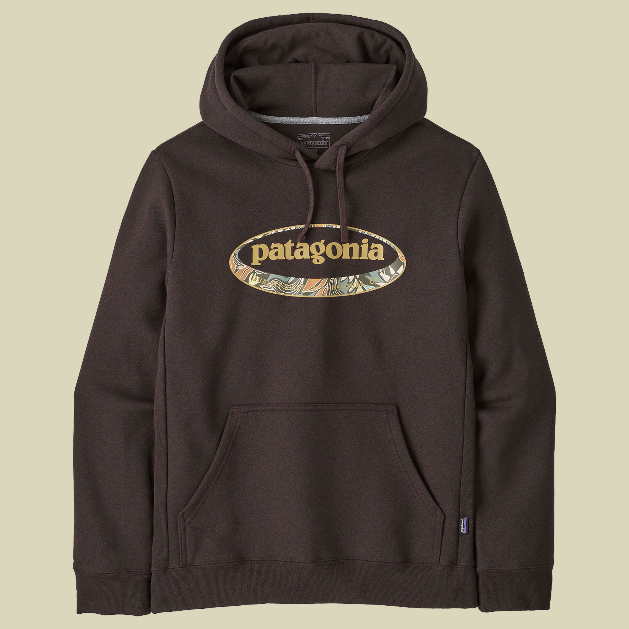'95 Oval Logo Uprisal Hoody Men M braun - den brown:heliotropic