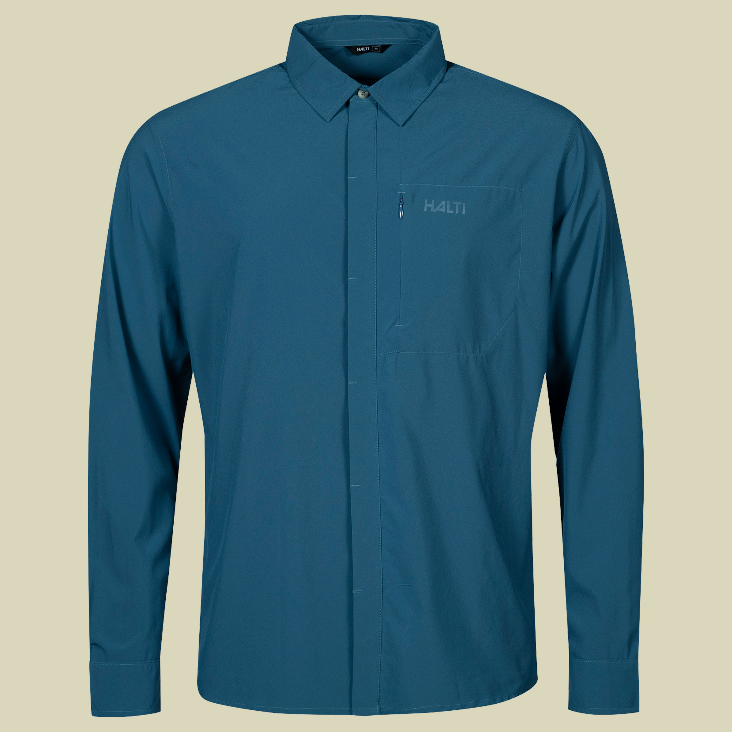 Samoy LS Shirt Men S (3) blau - indian blue