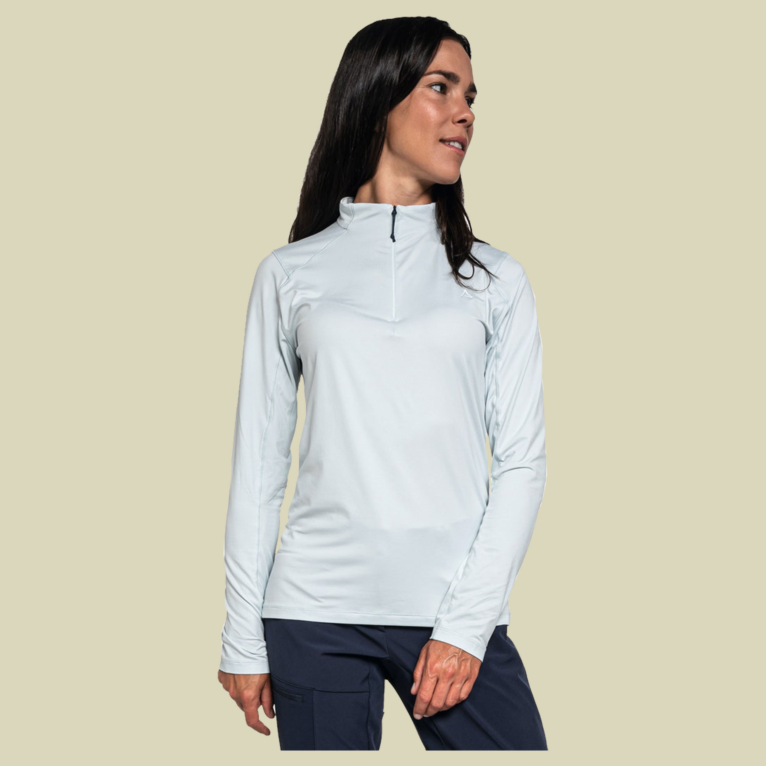 Longsleeve Piz Selva L Women Größe 38 Farbe ballad blue
