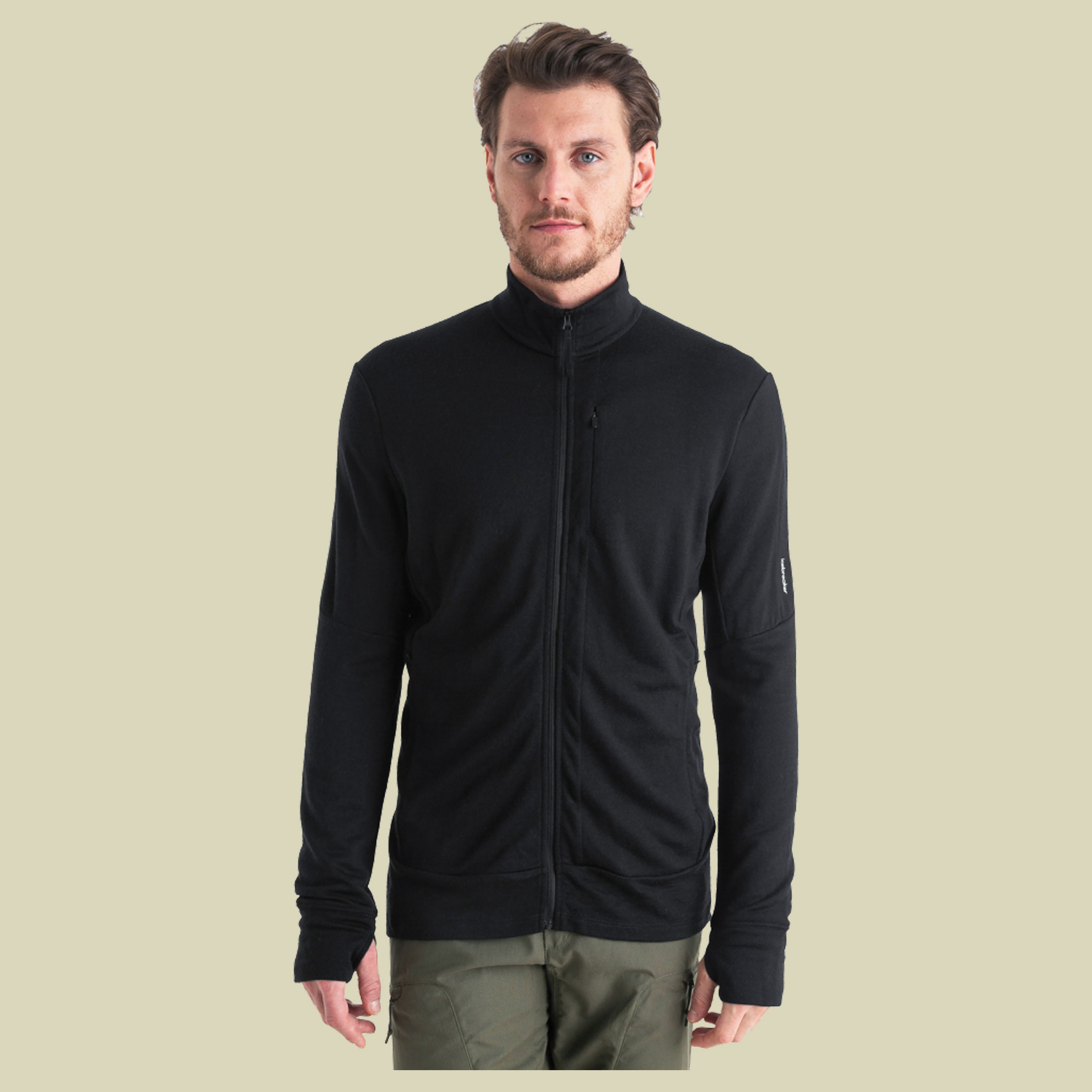 Merino 260 Quantum IV LS Zip Men S schwarz - black