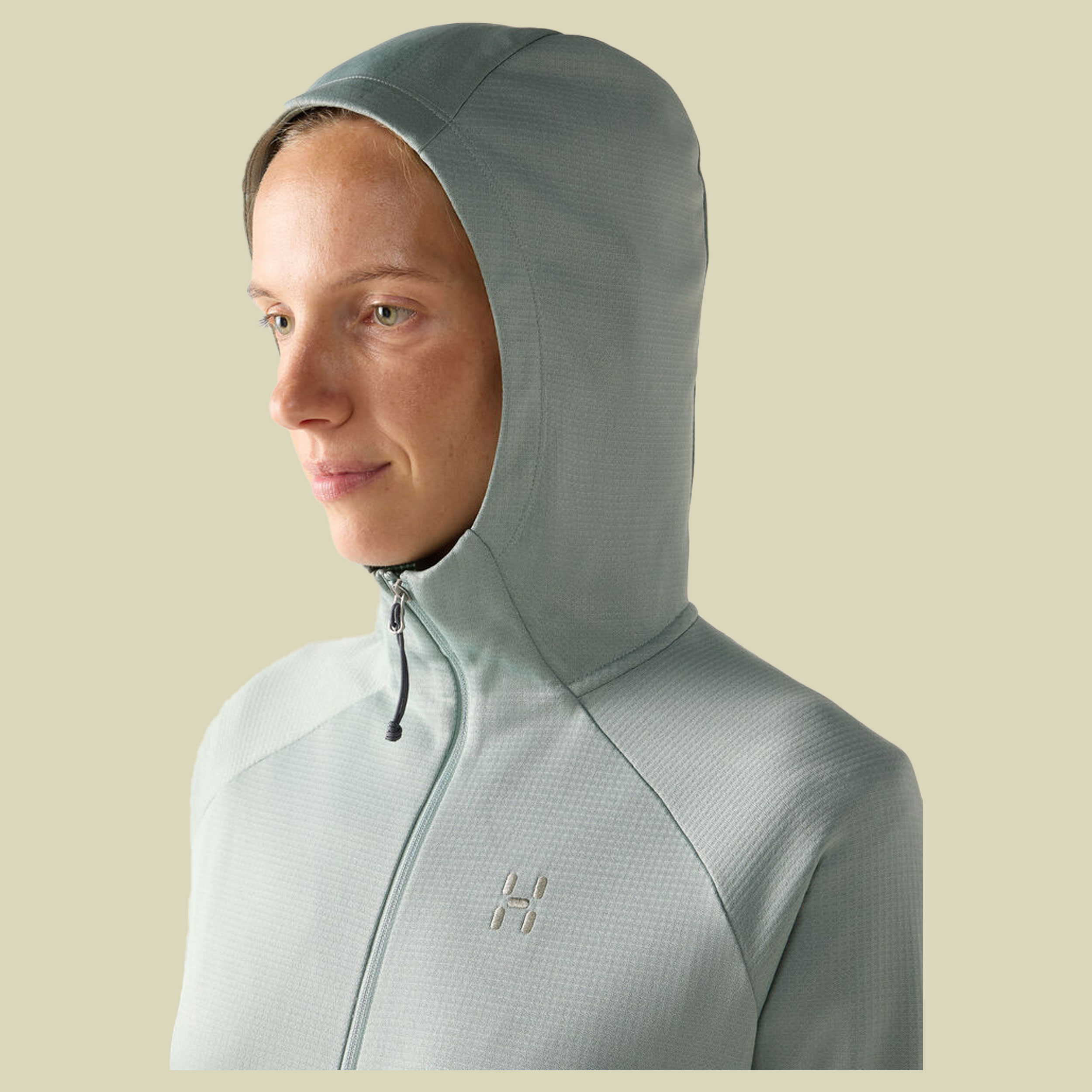 Korp Mid Hood Women XL grün - dew green