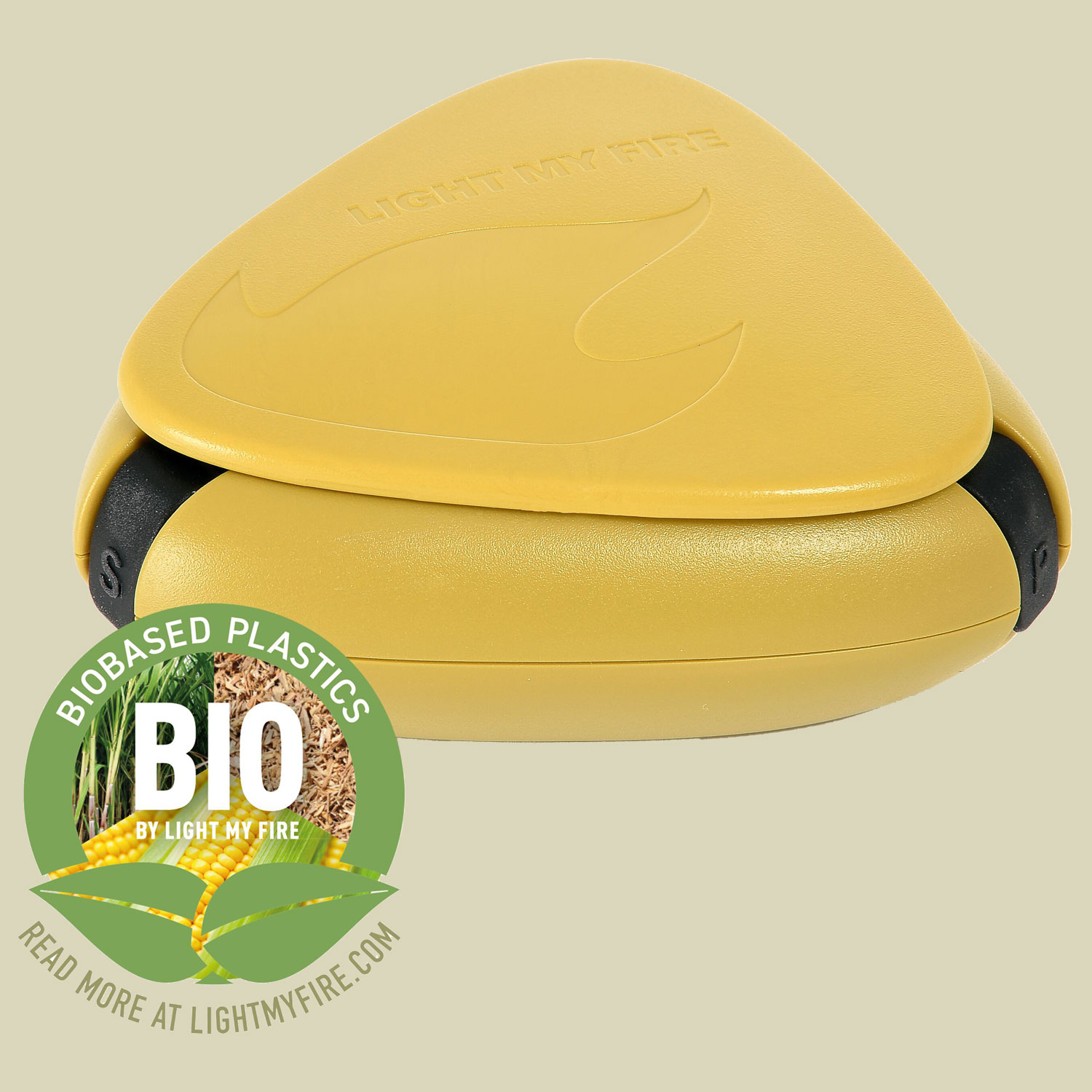 Salt&Pepper Plus BIO Maße: 70 x 70 x 31 mm Farbe: mustyyellow