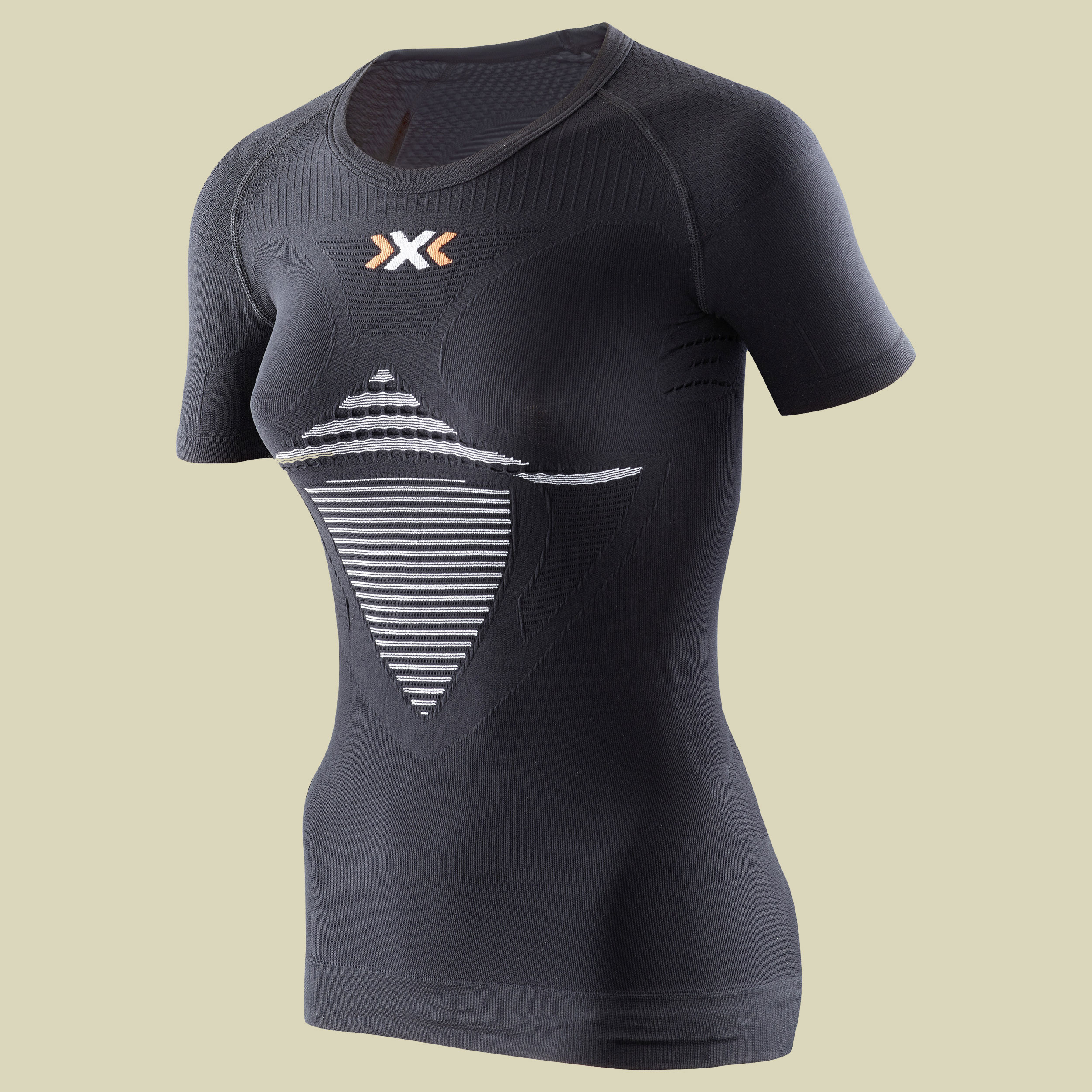 X-Bionic Lady Energizer MK2 Light UW Shirt SH_SL Größe XS Farbe black/white