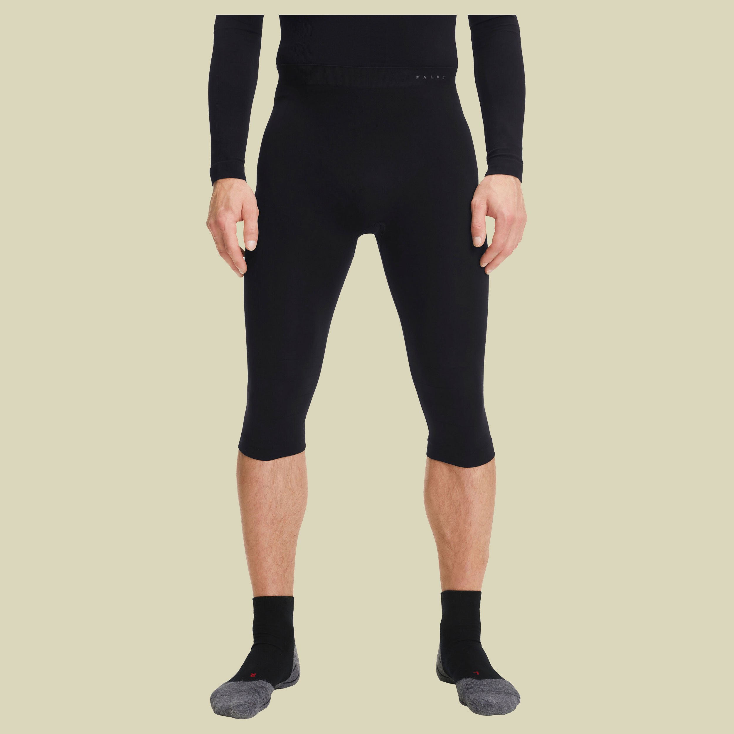 W 3/4 Tights Men  Größe L Farbe black
