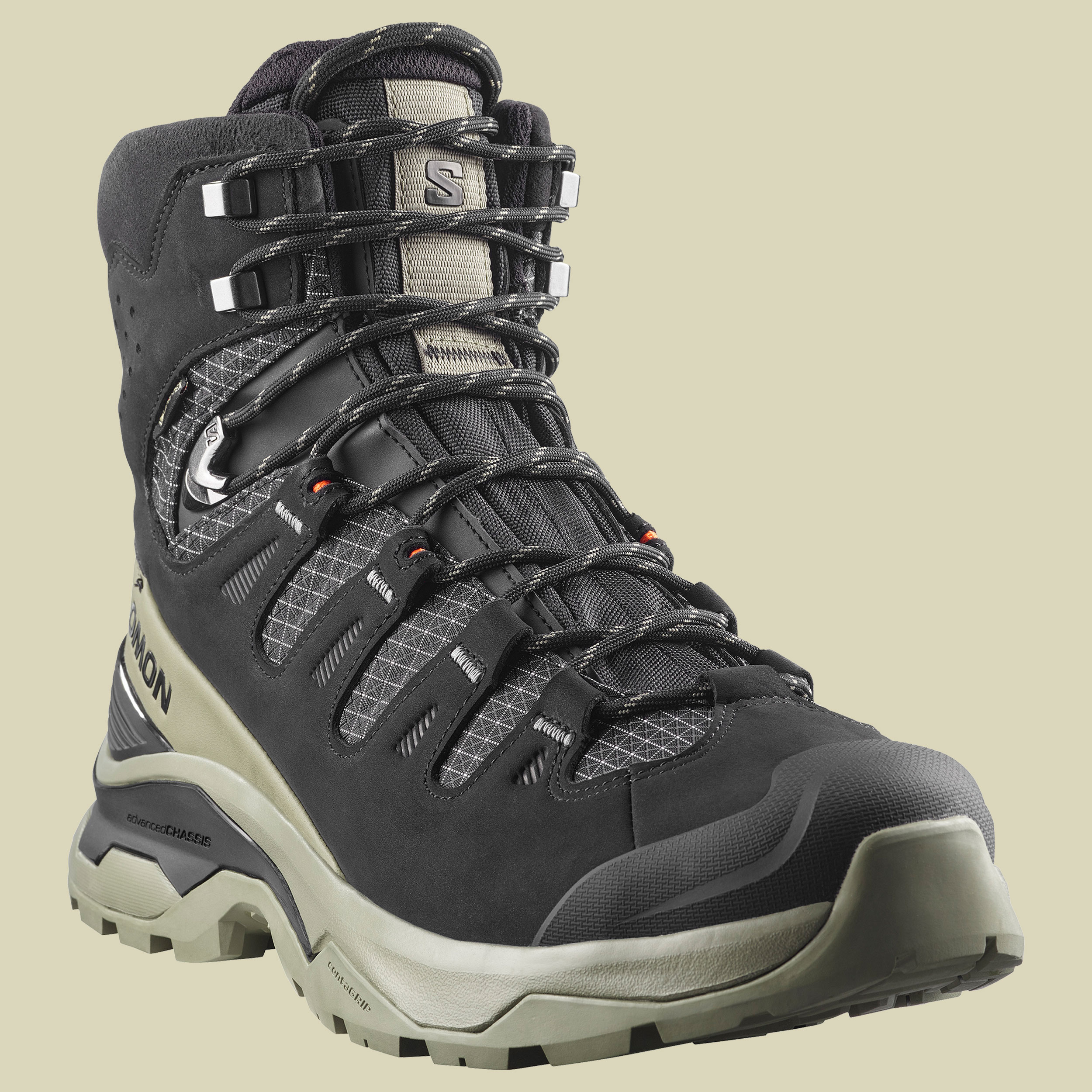 Quest 5 GTX Men UK 10 schwarz - black/deep lichen green/black