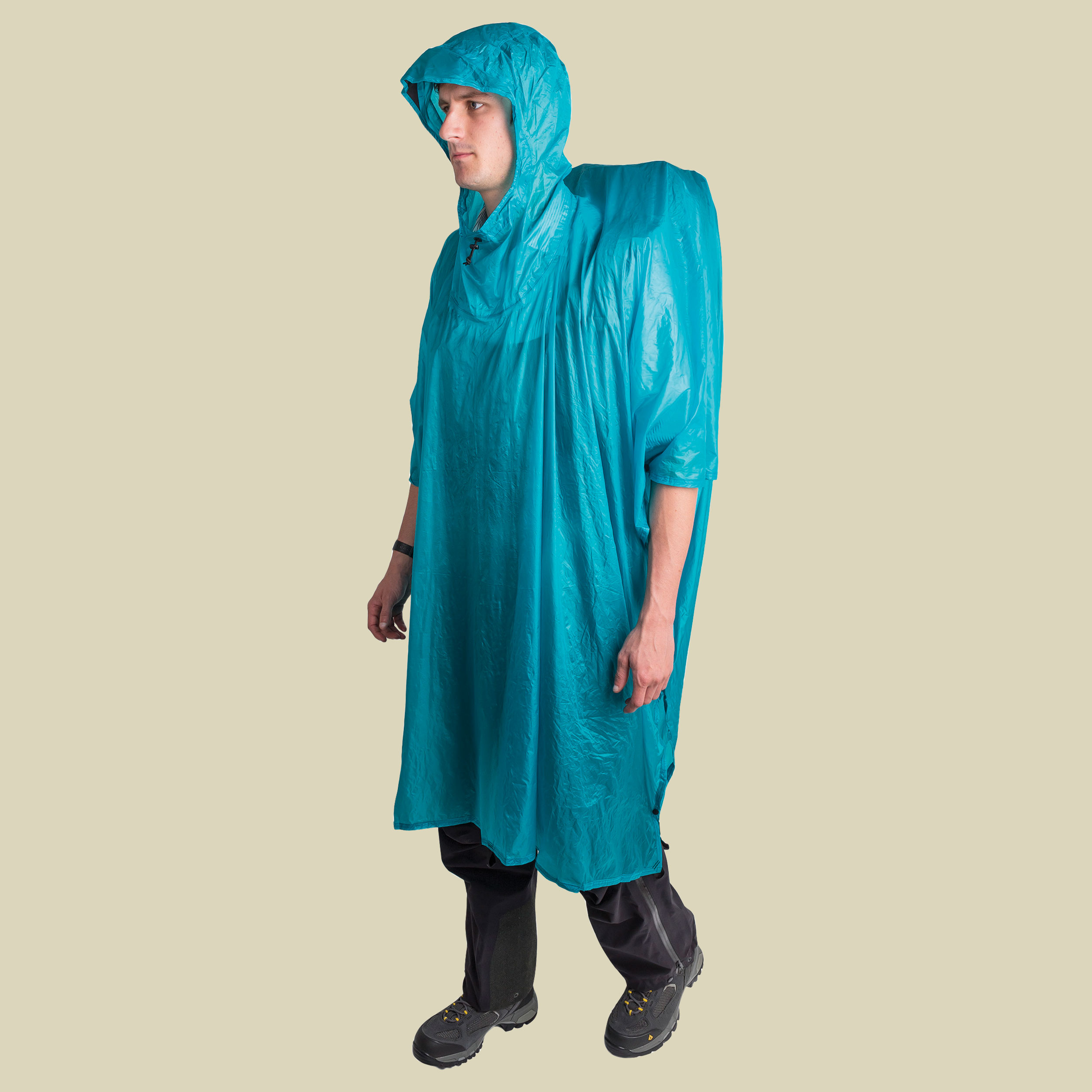 Nylon Tarp Poncho Größe one size Farbe blue