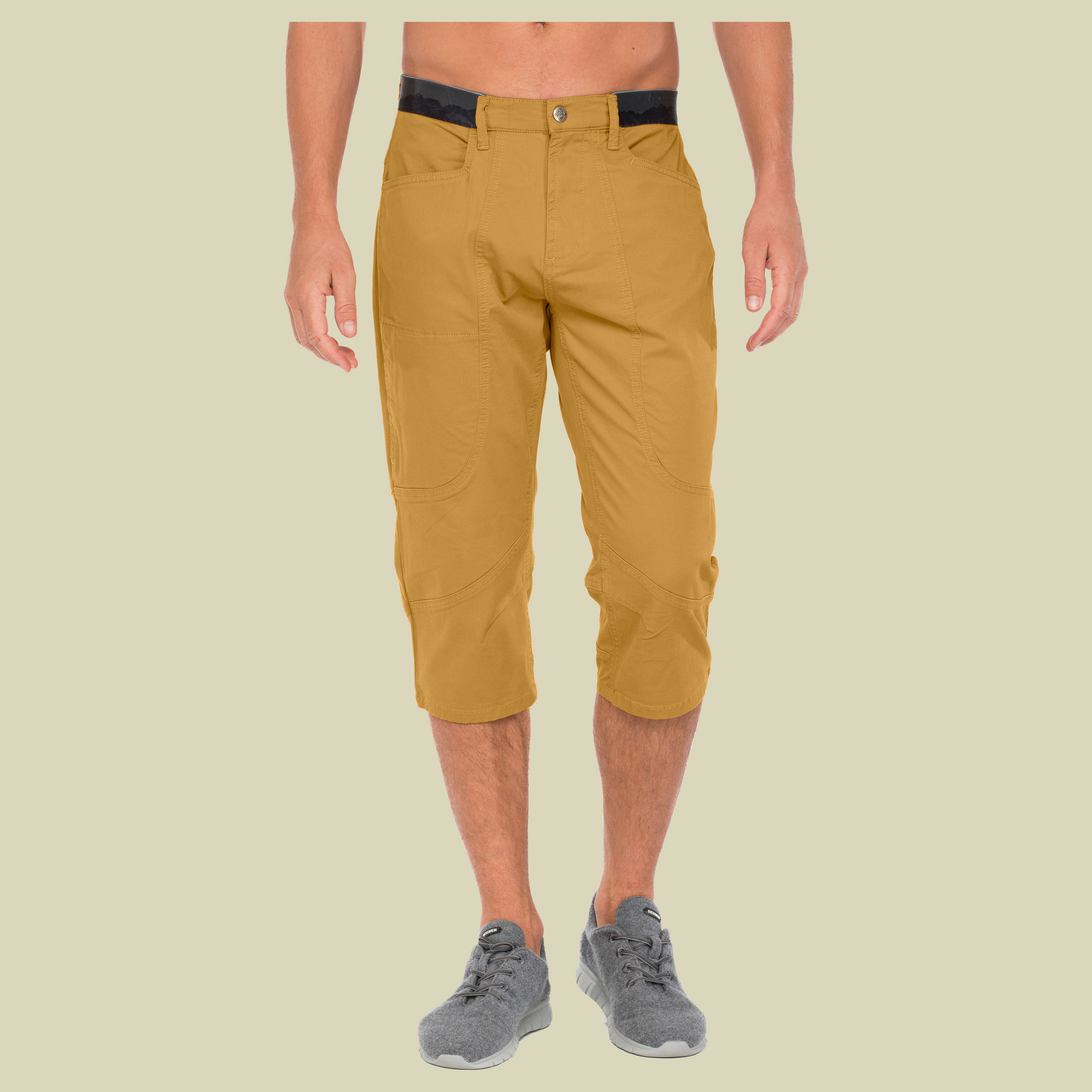 Wilder Kaiser 3/4 Pant Men Größe S Farbe curry