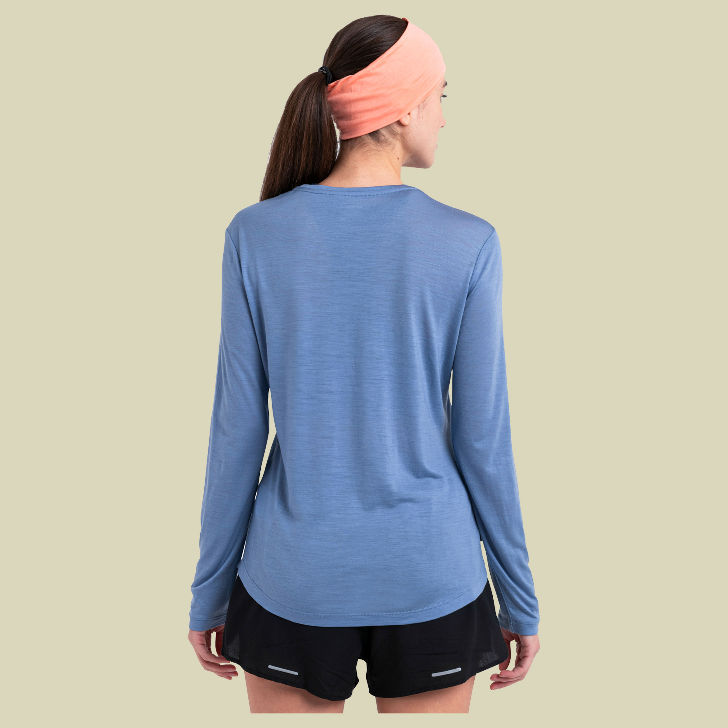 Merino 125 Cool-Lite Sphere III LS Tee Women L blau - kyanite