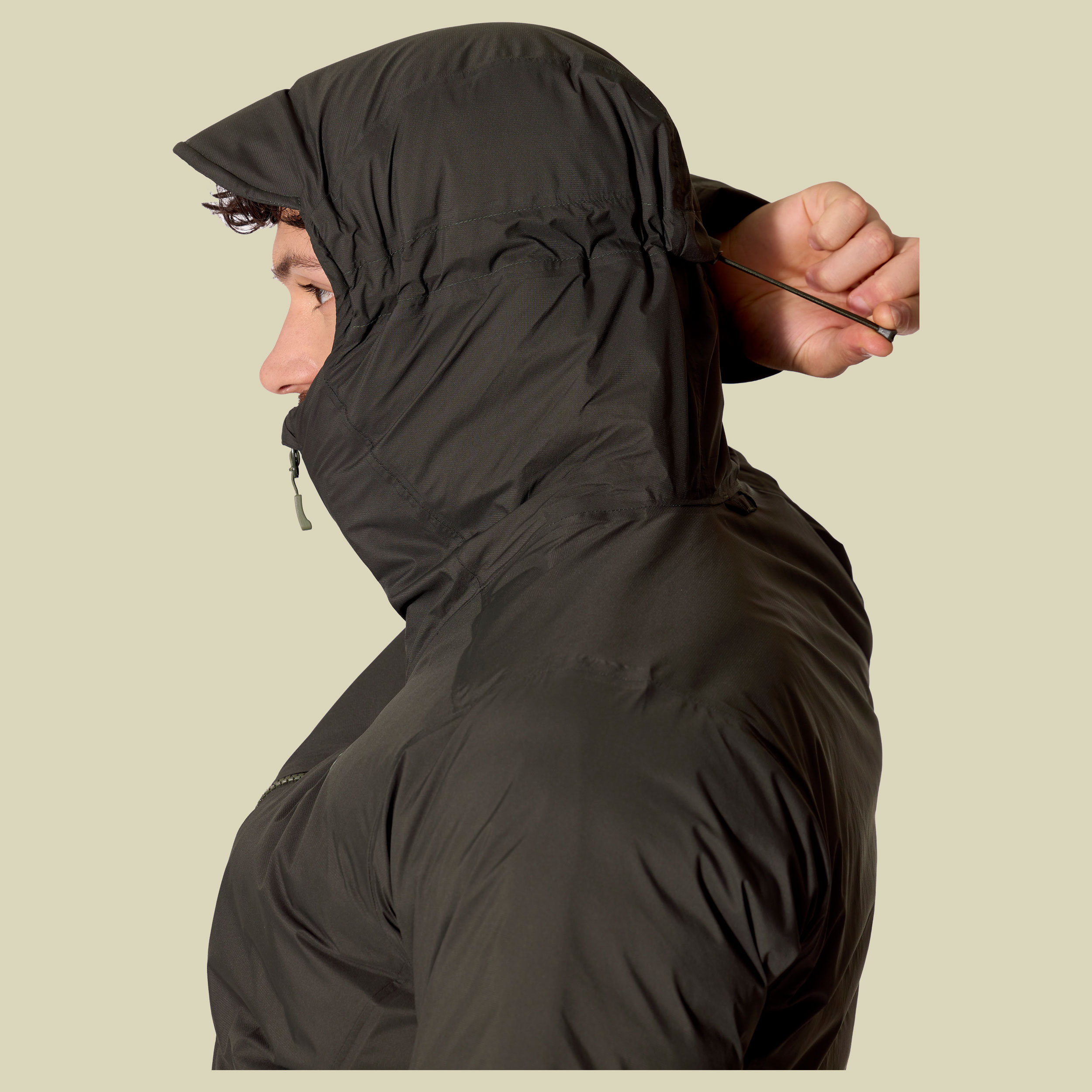 Microlight Shield Jacket Men L grau - dark army