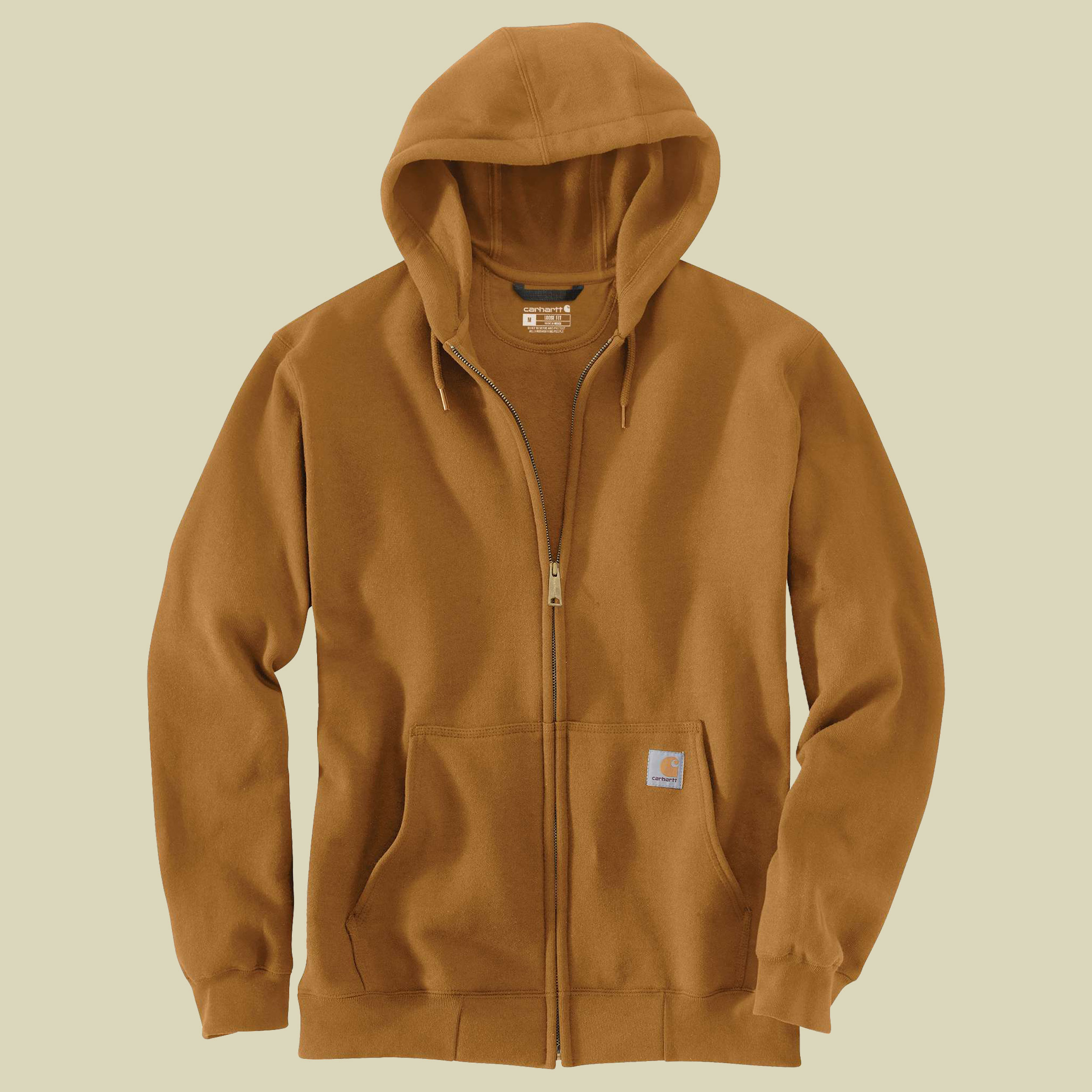 Marquette Full-Zip Sweatshirt Men L braun - Farbe carhartt brown