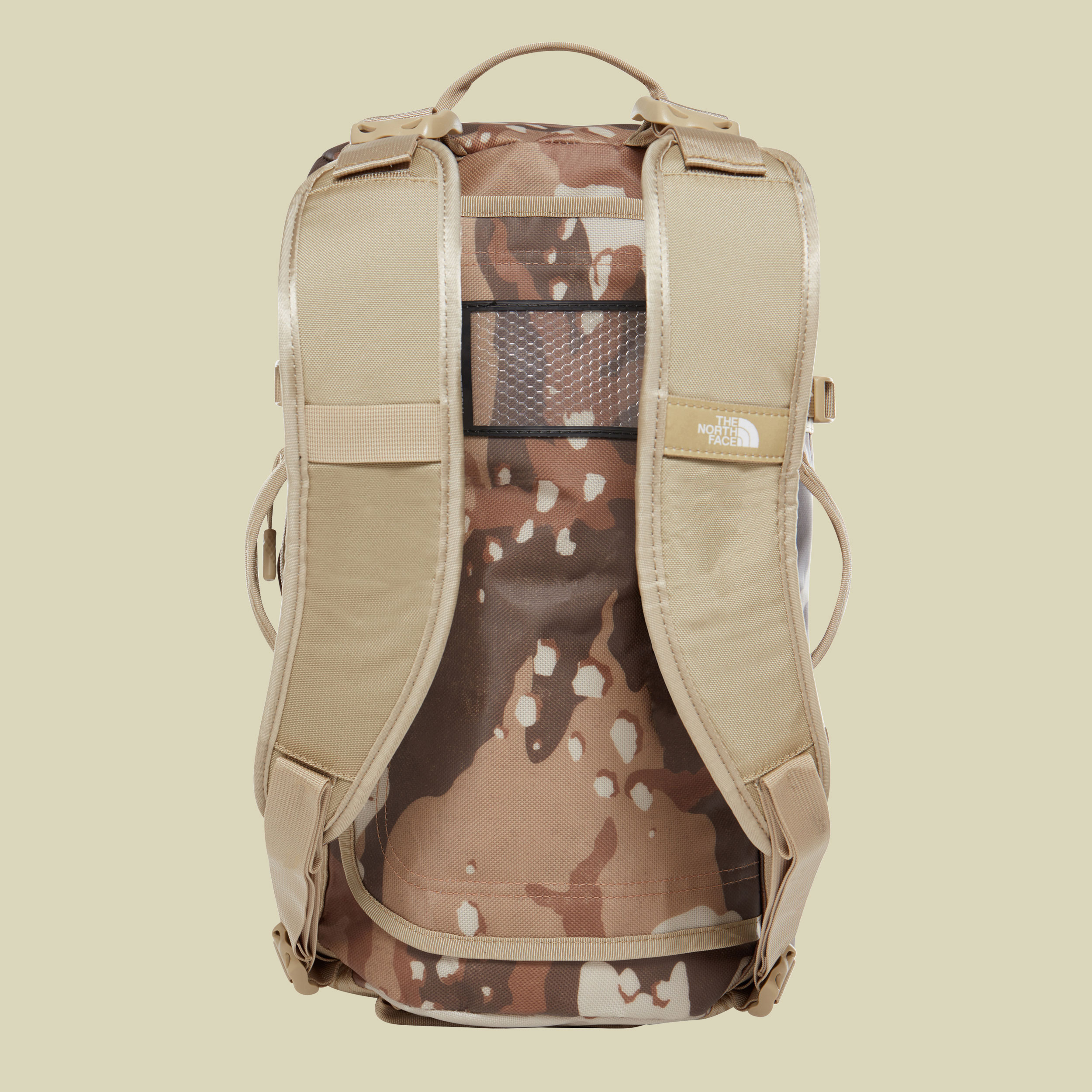 Base Camp Duffel XS Volumen 31 Farbe moab khaki woodchip camo desert print/twill beige