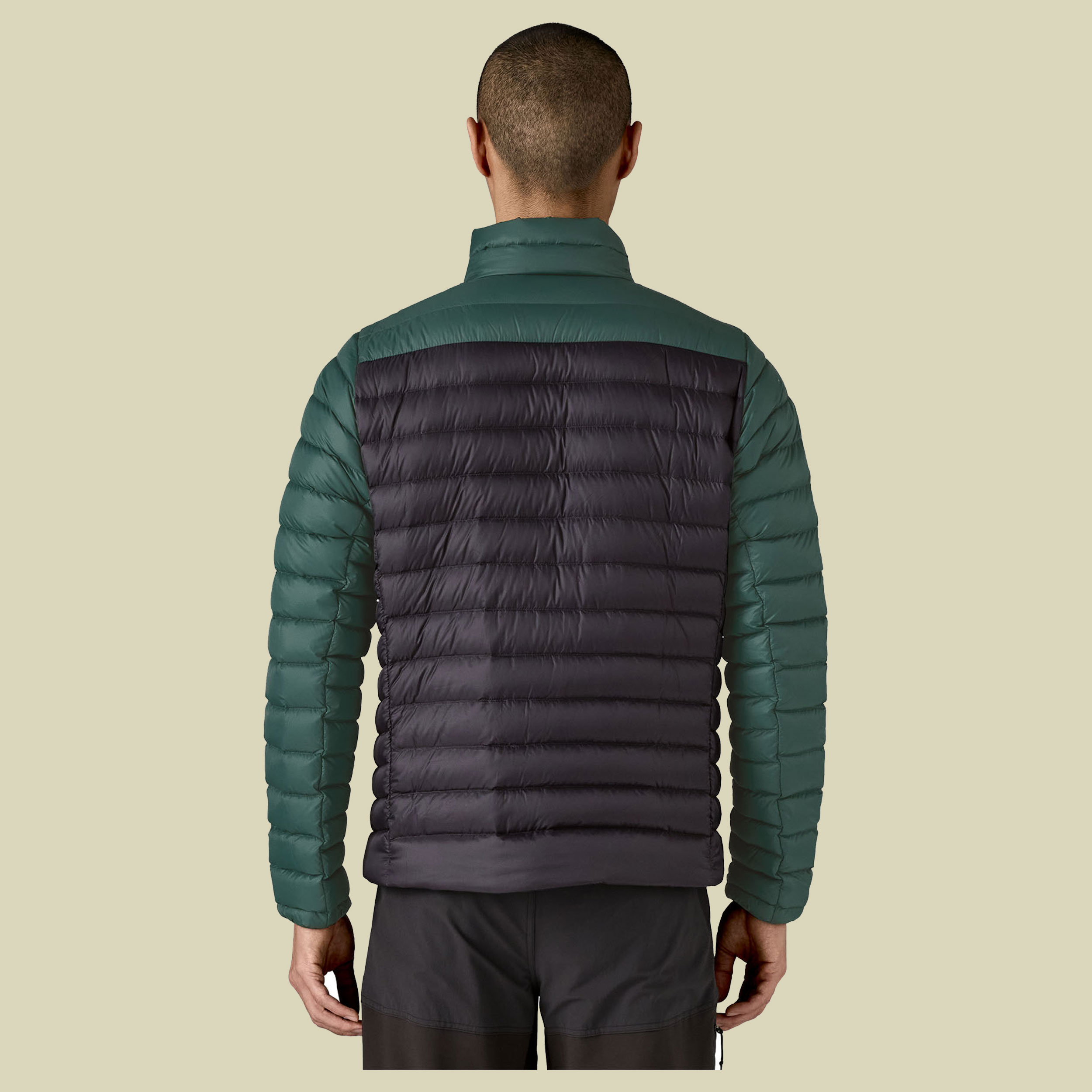 Down Sweater Men grün XL - cascade green w/black