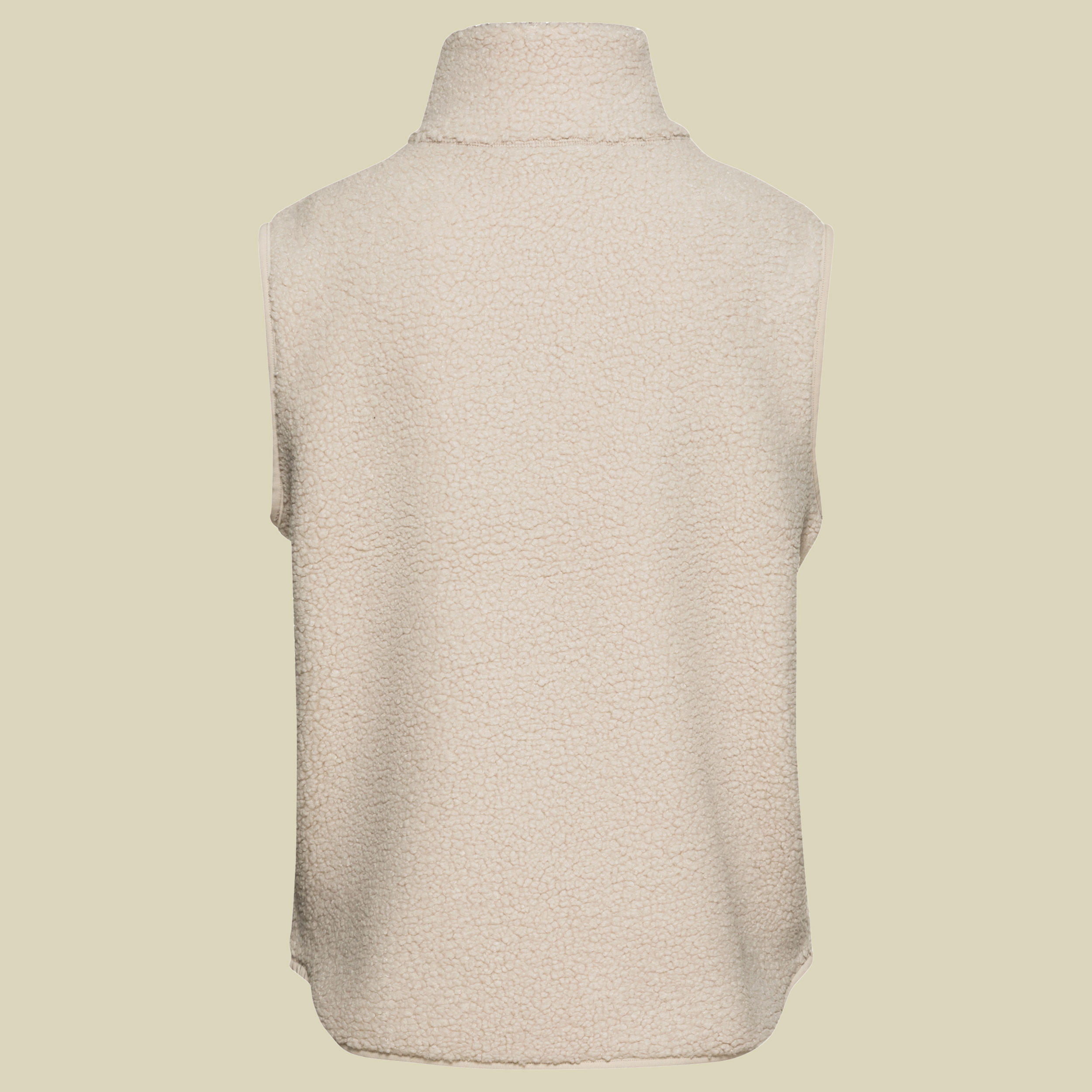 High Curl Vest Women grau M - oyster