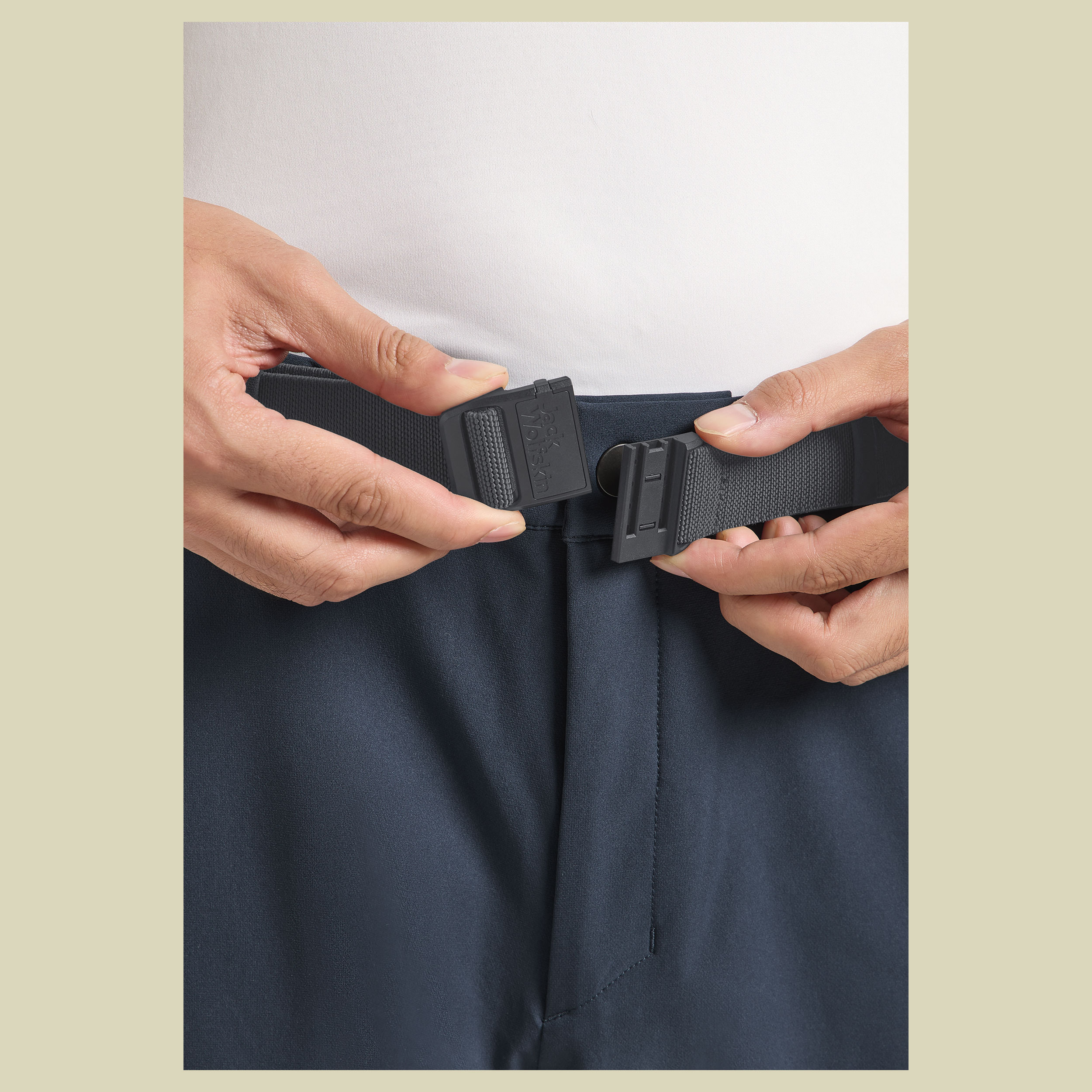 Magnetic Belt 110 cm grau - dark grey