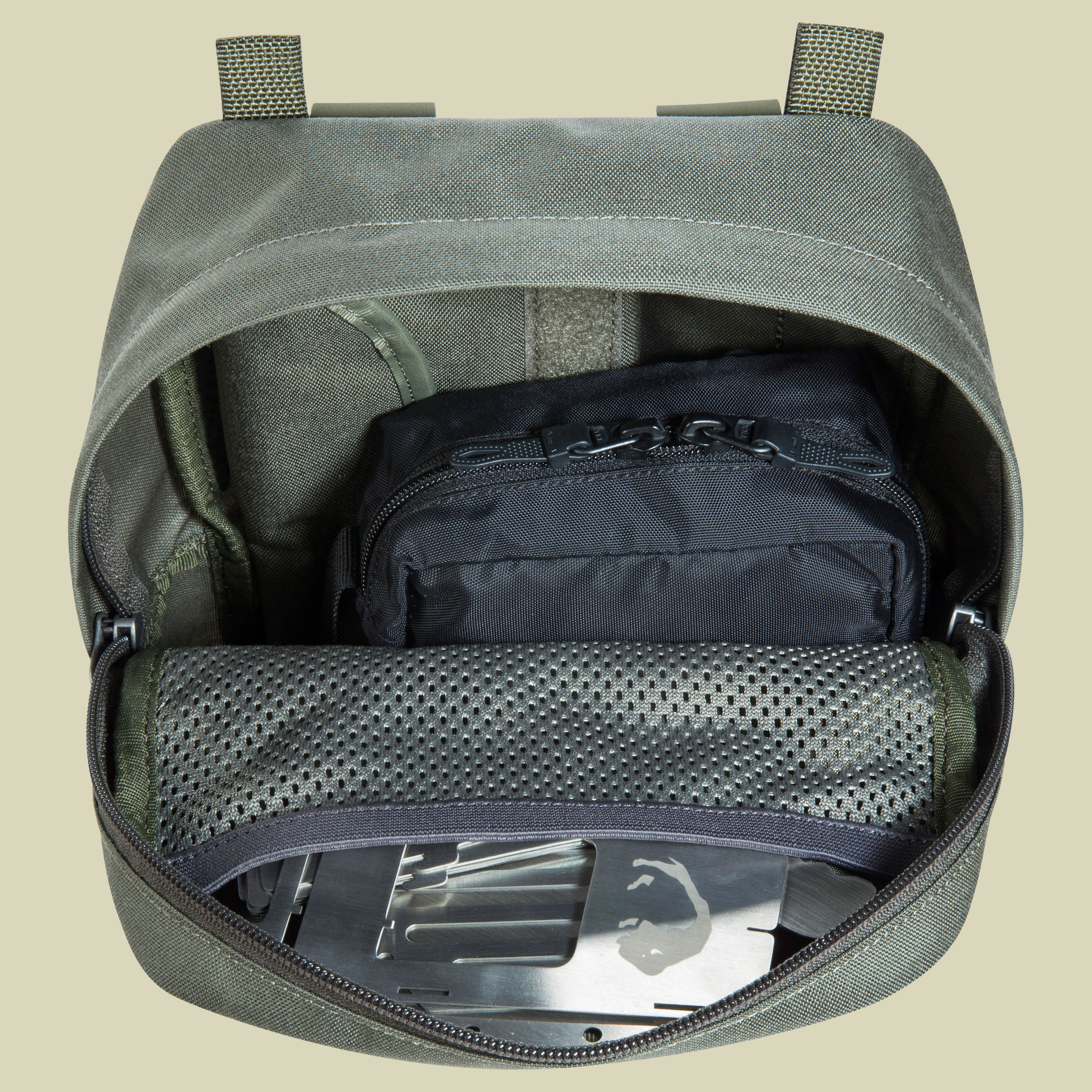Side Pocket BC 4L grau - Farbe stone grey olive