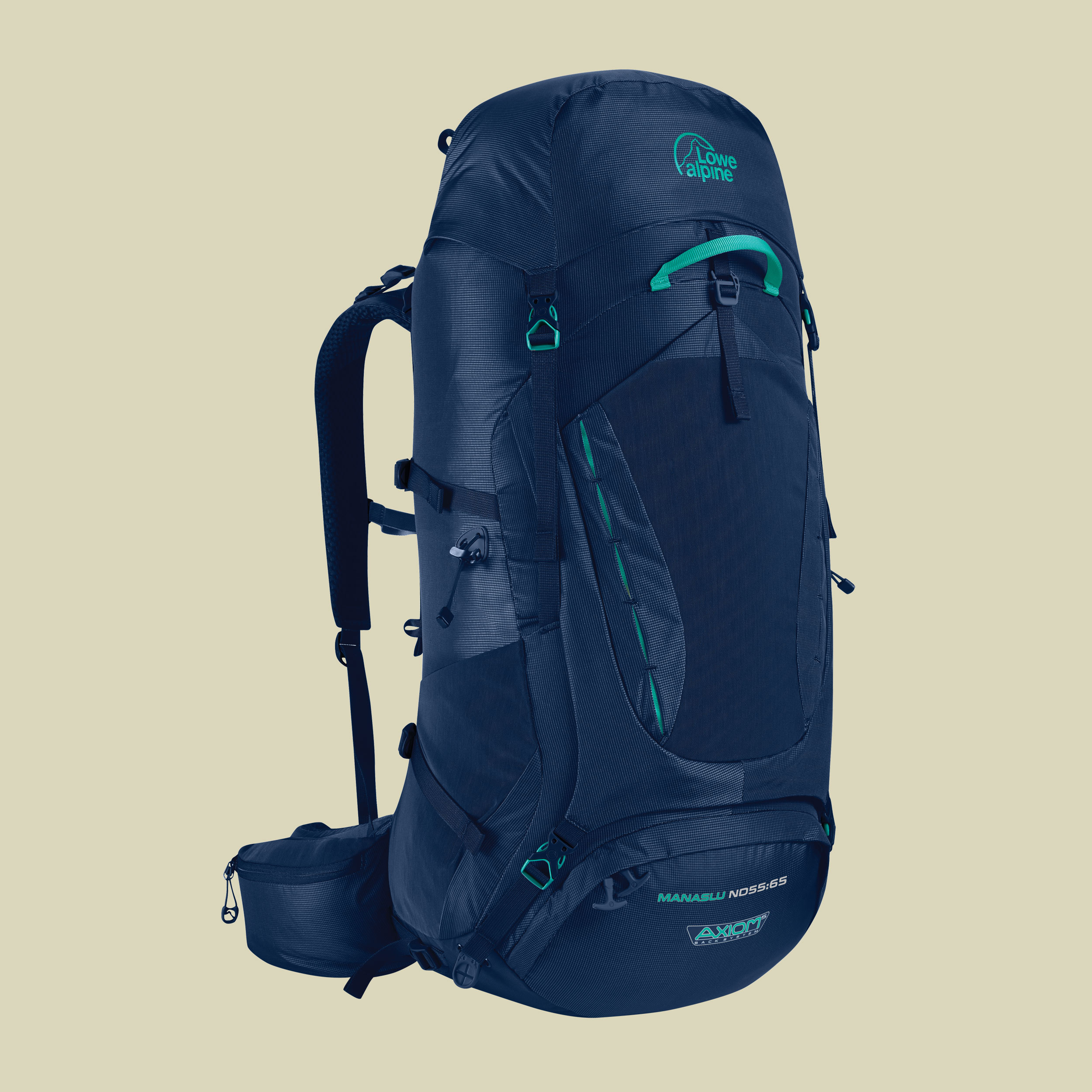 Manaslu ND 55:65 Volumen 55 L + 10 L Farbe blue print