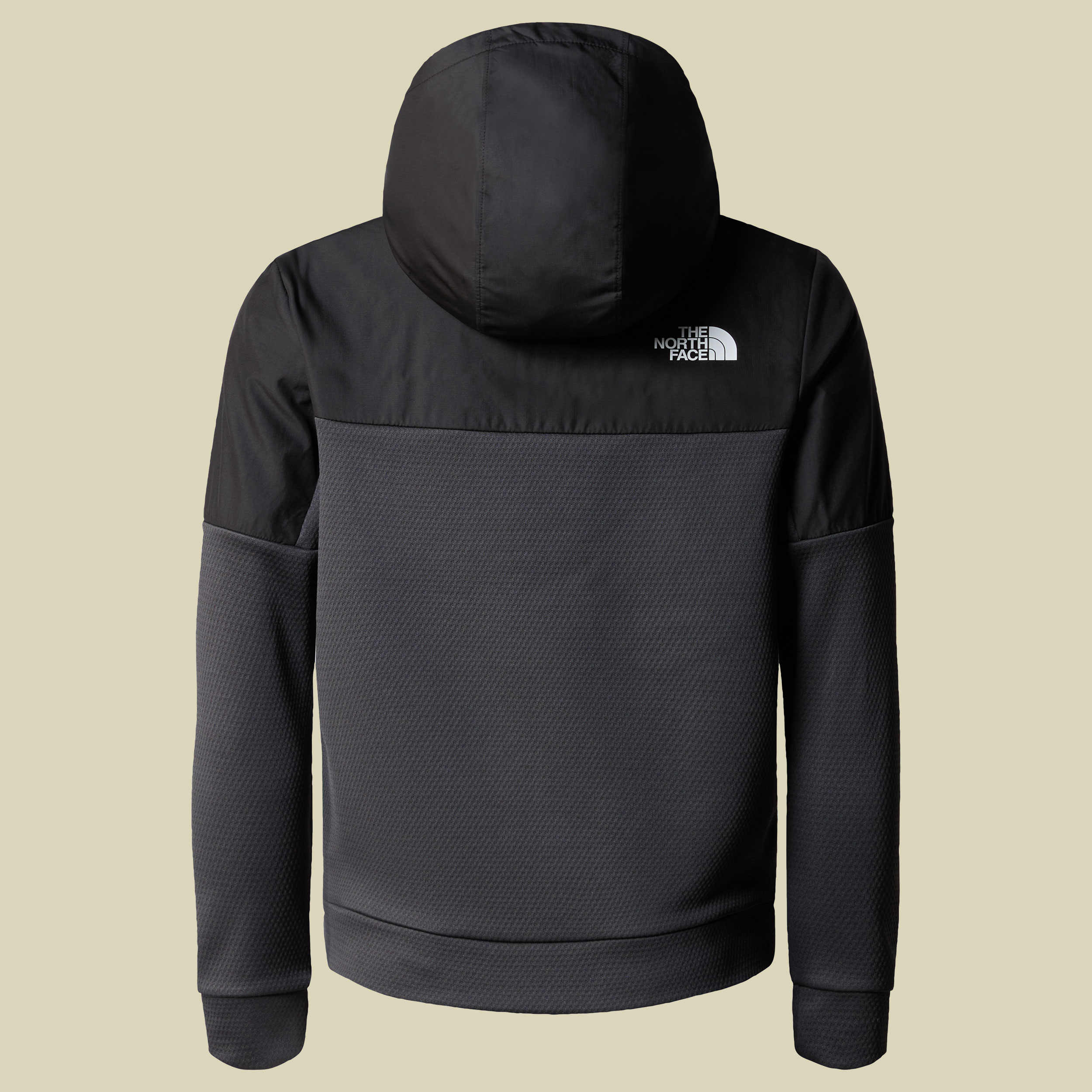 Boy`s Mountain Athletics Full Zip Hoodie XXL grau - asphalt grey-TNF black
