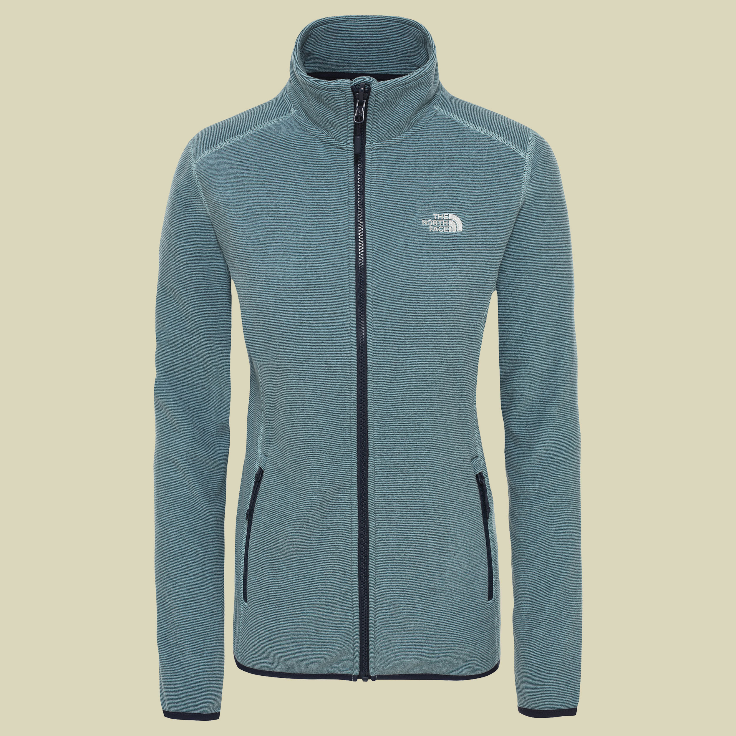 100 Glacier Full Zip Women Größe L  Farbe windmill blue/urban navy stripe