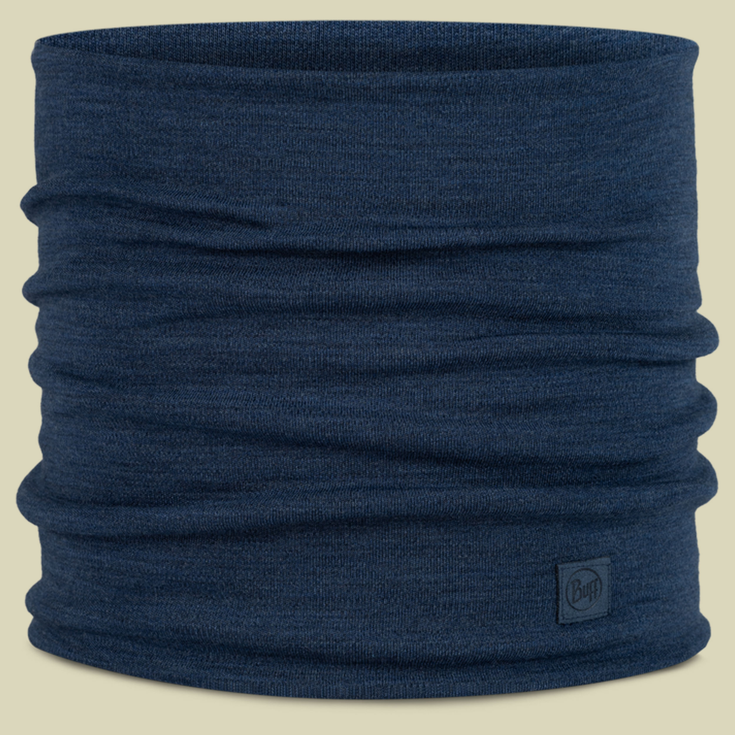 Buff Heavyweight Merino Wool Neckwarmer one size Farbe solid night blue