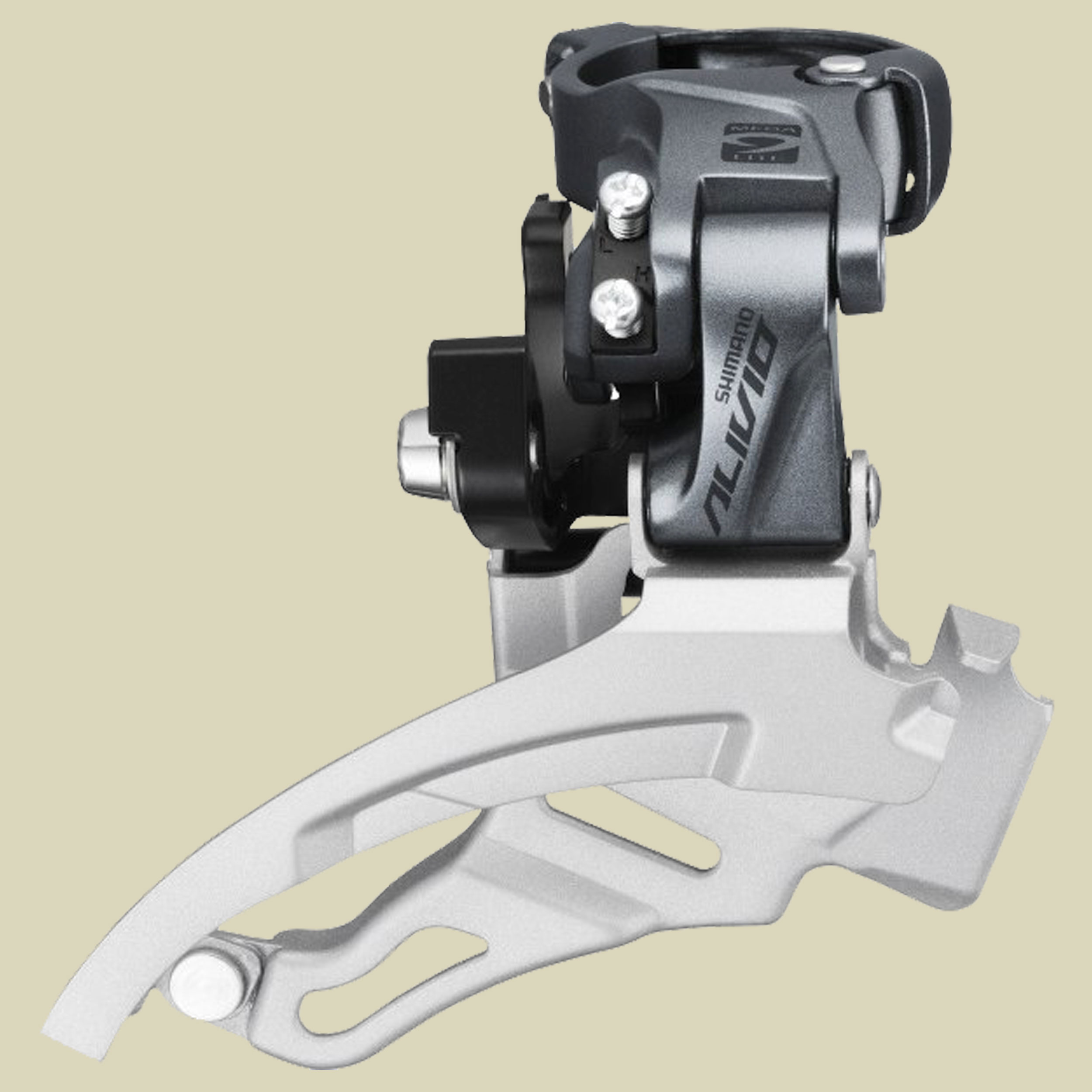 Umwerfer Shimano Alivio Down-Swing 63°-66° 31,8 mm