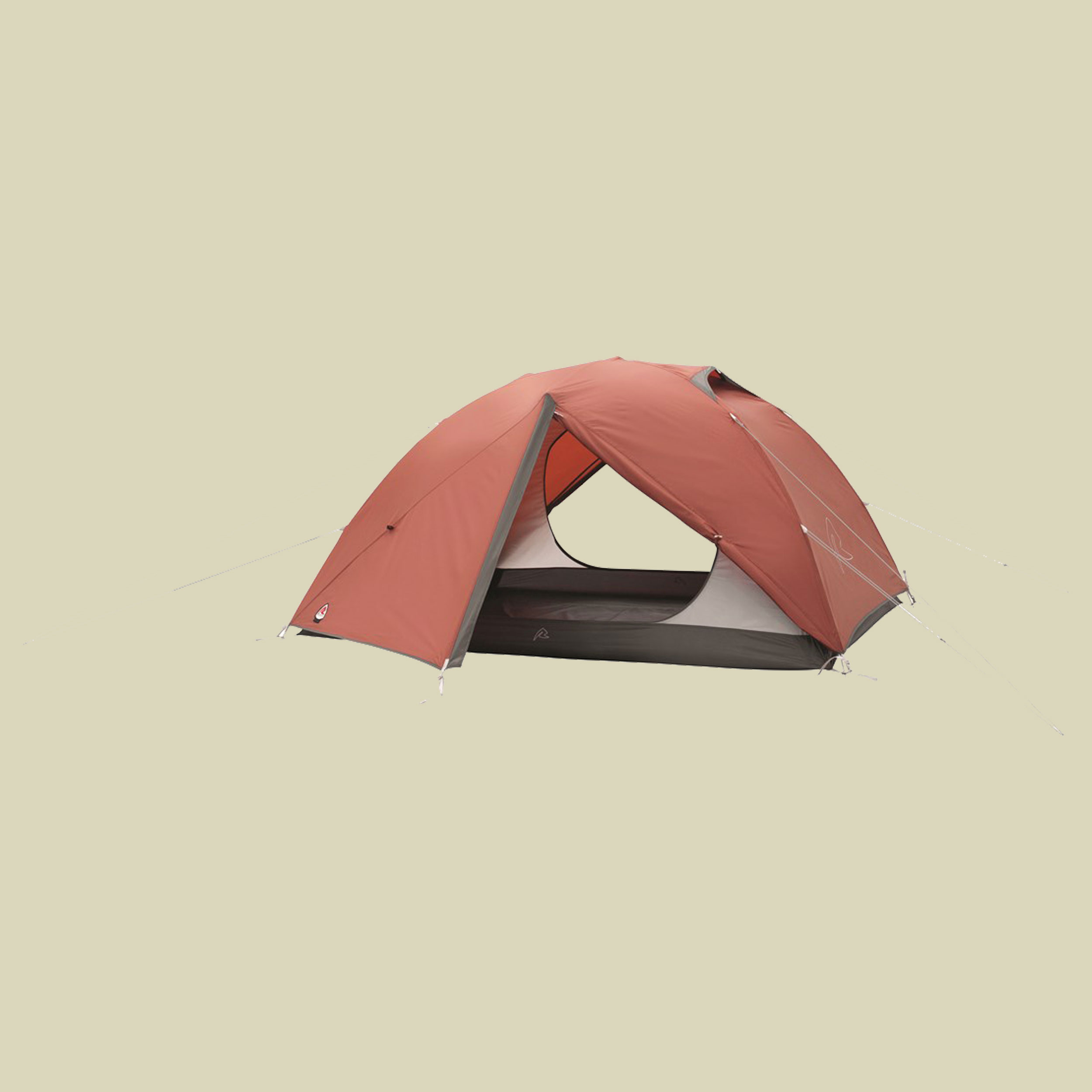Boulder 3 3-Personenzelt Farbe: red