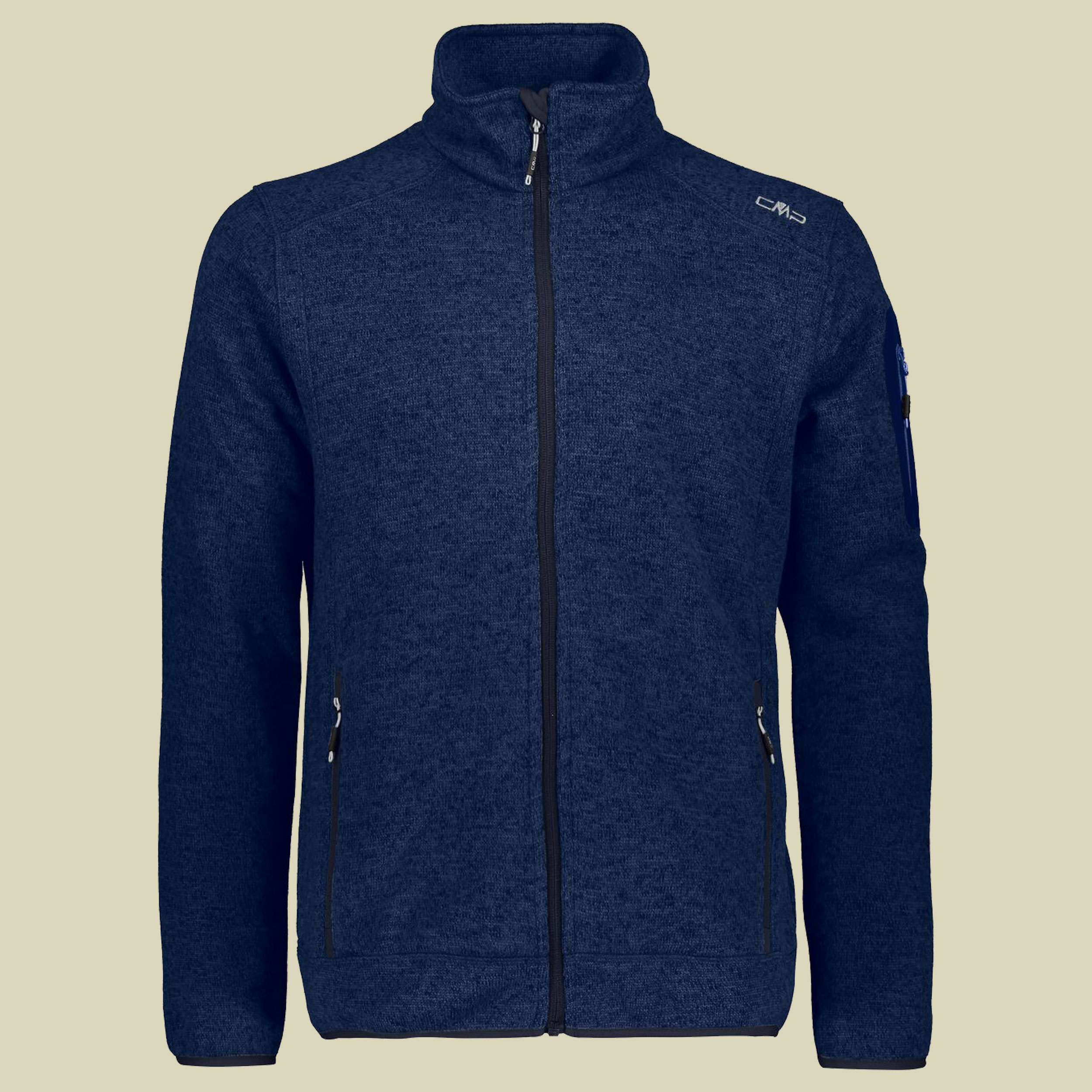 Man Knitted Fleece Jacket CMP 3H60747N Größe 52 Farbe marine M934