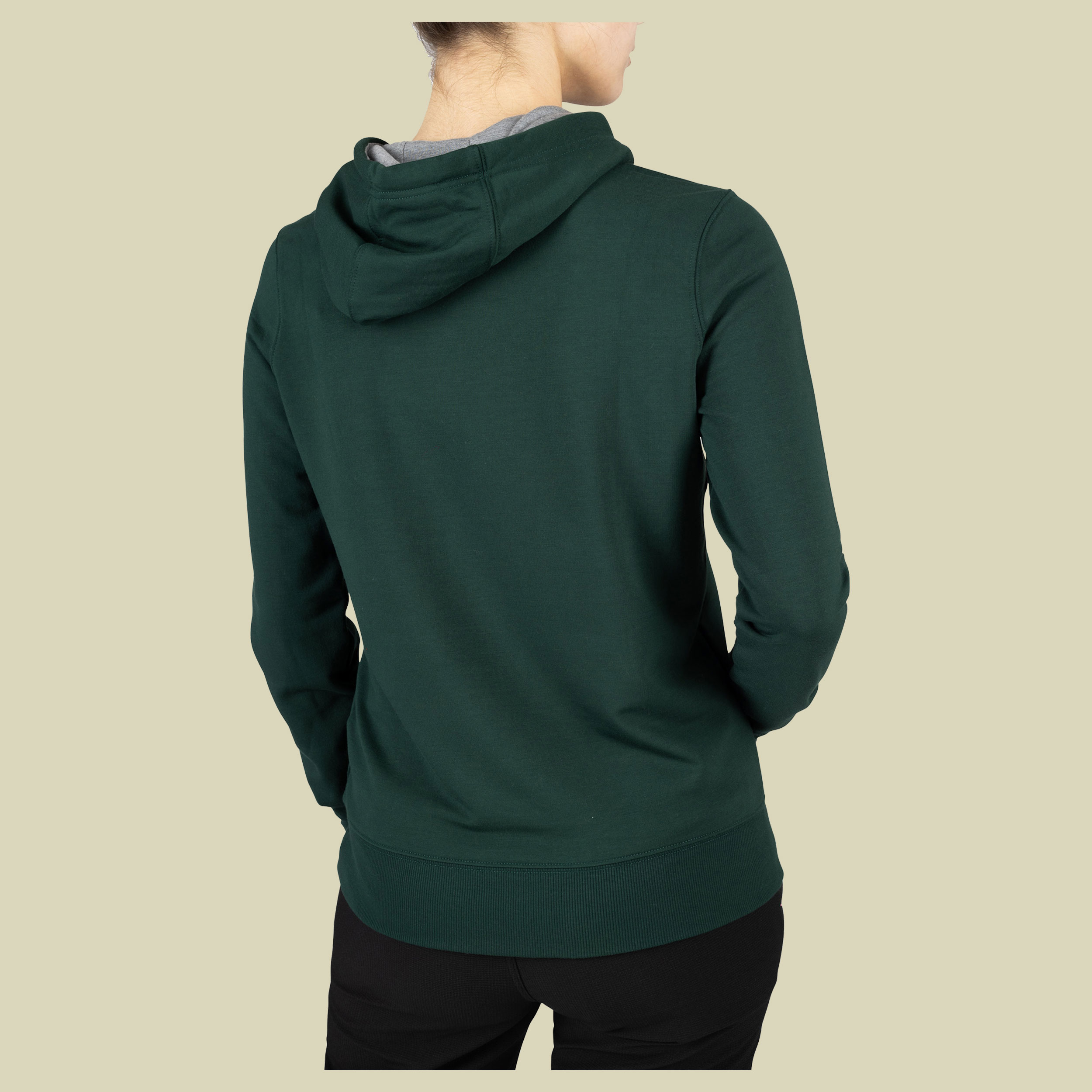 Midlayer Panaka Hoodie Bamboo Lady XS grün - farbe green