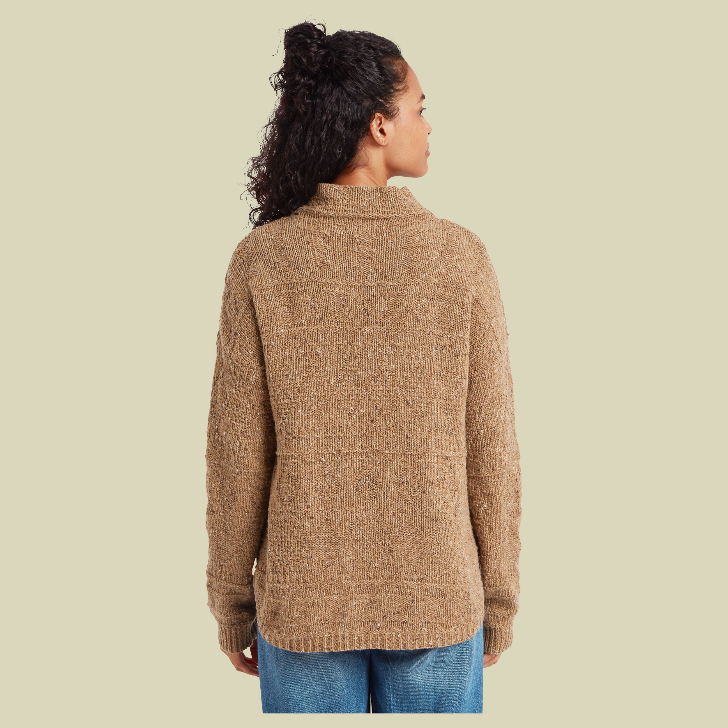 Yuden Pullover Sweater Women braun S - Farbe mocha