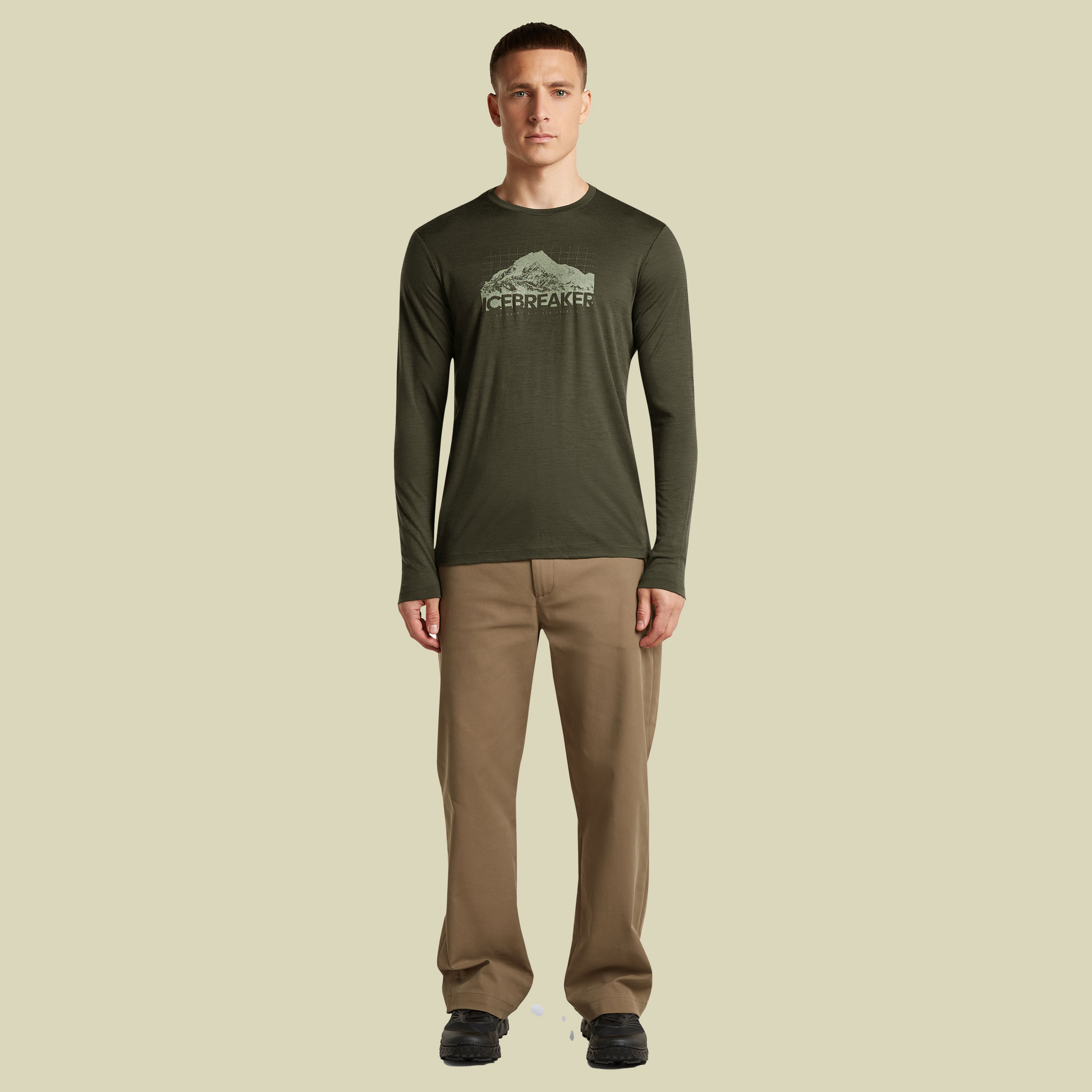 Merino 150 Tech Lite LS Tee Aoraki Explorer Men XL grün - dark loden