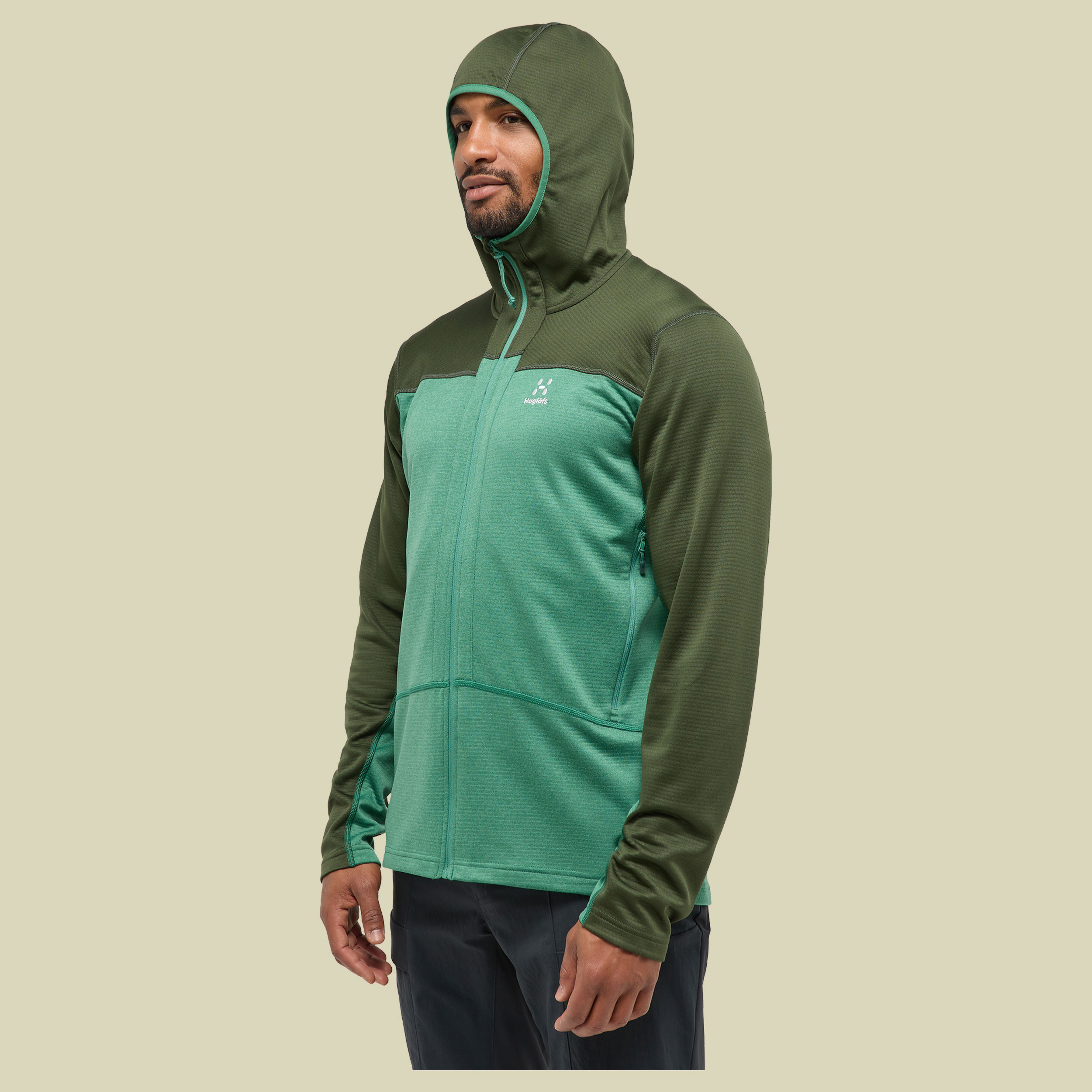 Roc Flash Mid Hood Men M grün - seaweed green/dk jelly green