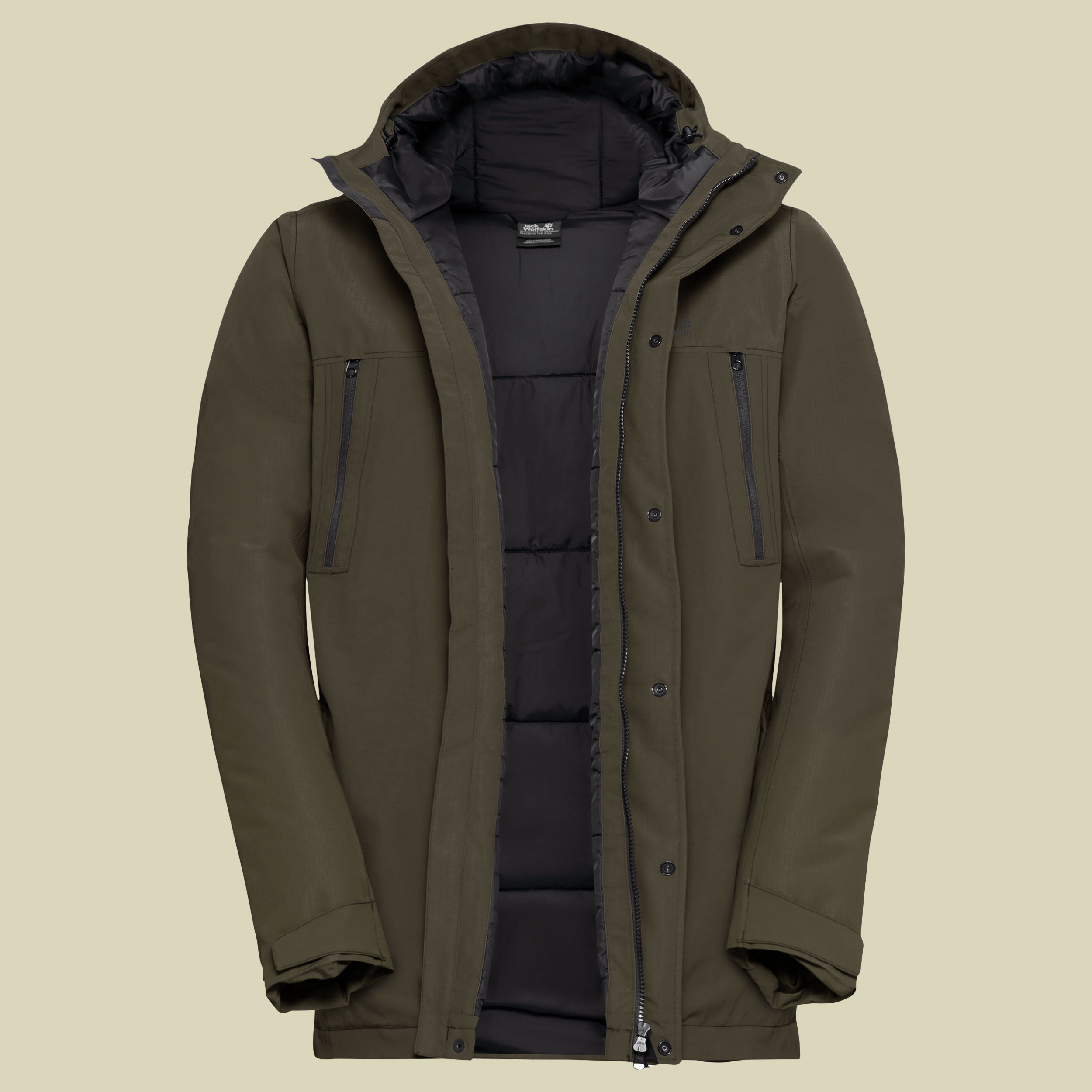 Glacier Shield Jacket Men XXL braun - obsidian moss