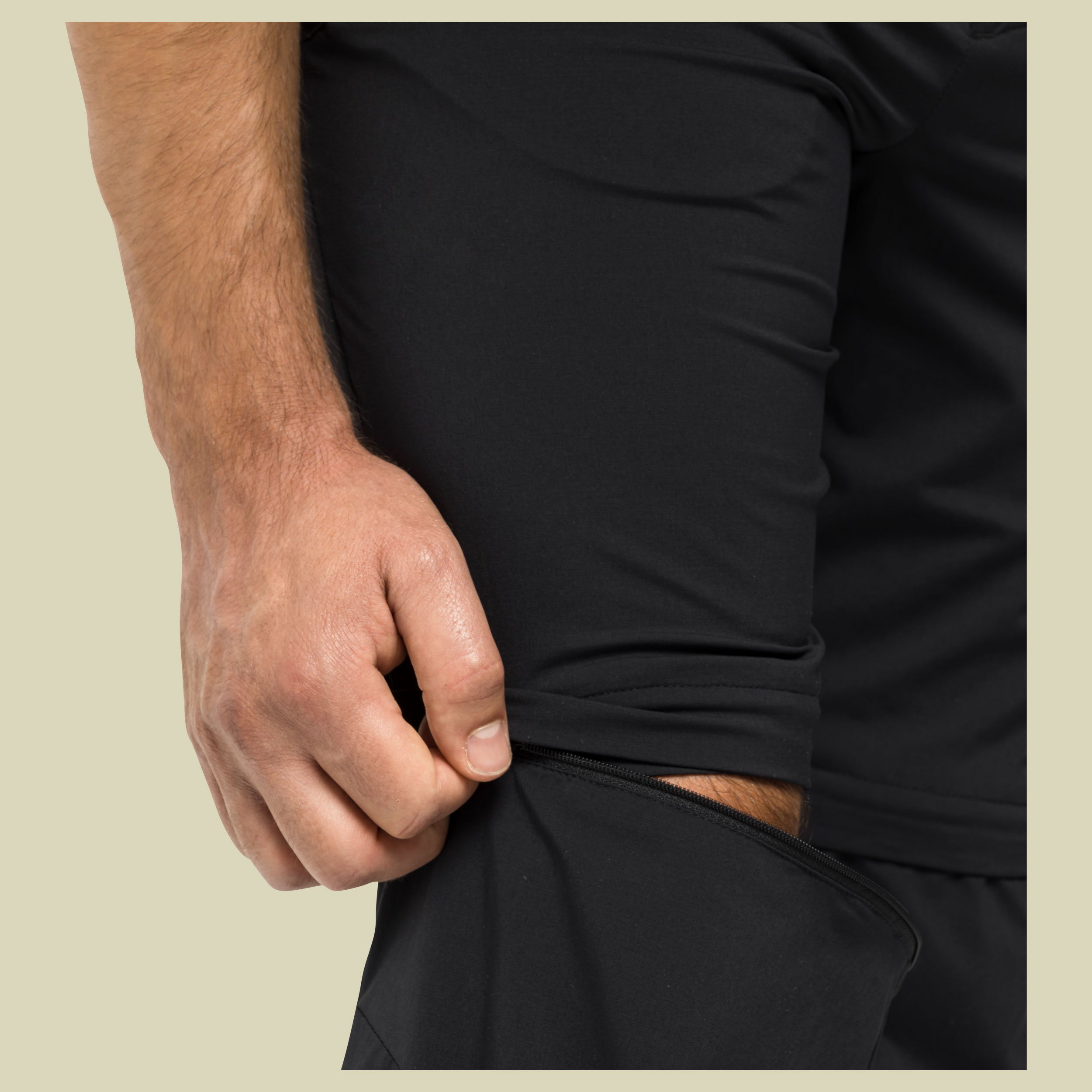 Glastal Zip Off Pants Men Größe 50 Farbe black