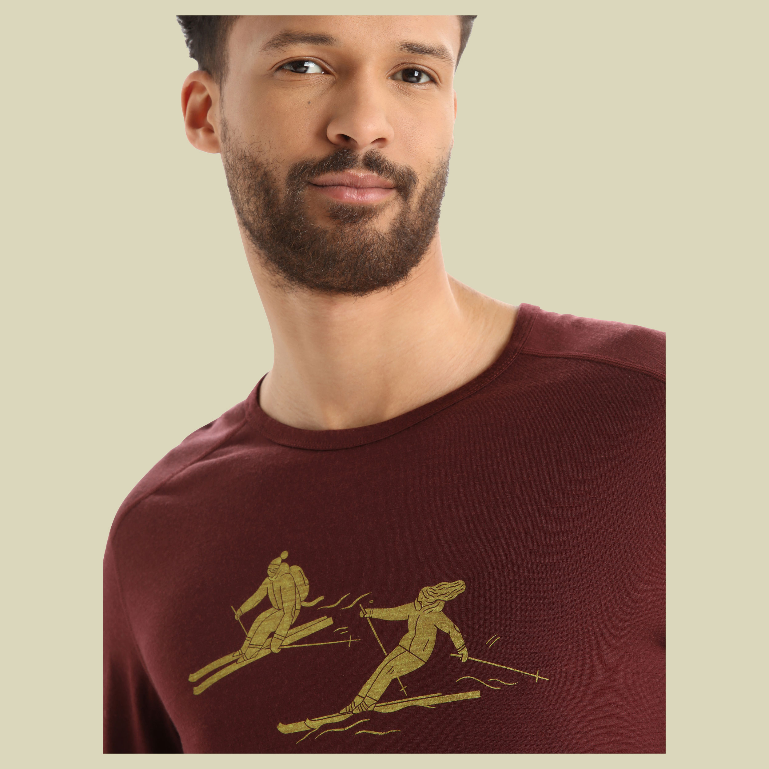 200 Oasis LS Crewe Last Run Men Größe M  Farbe espresso