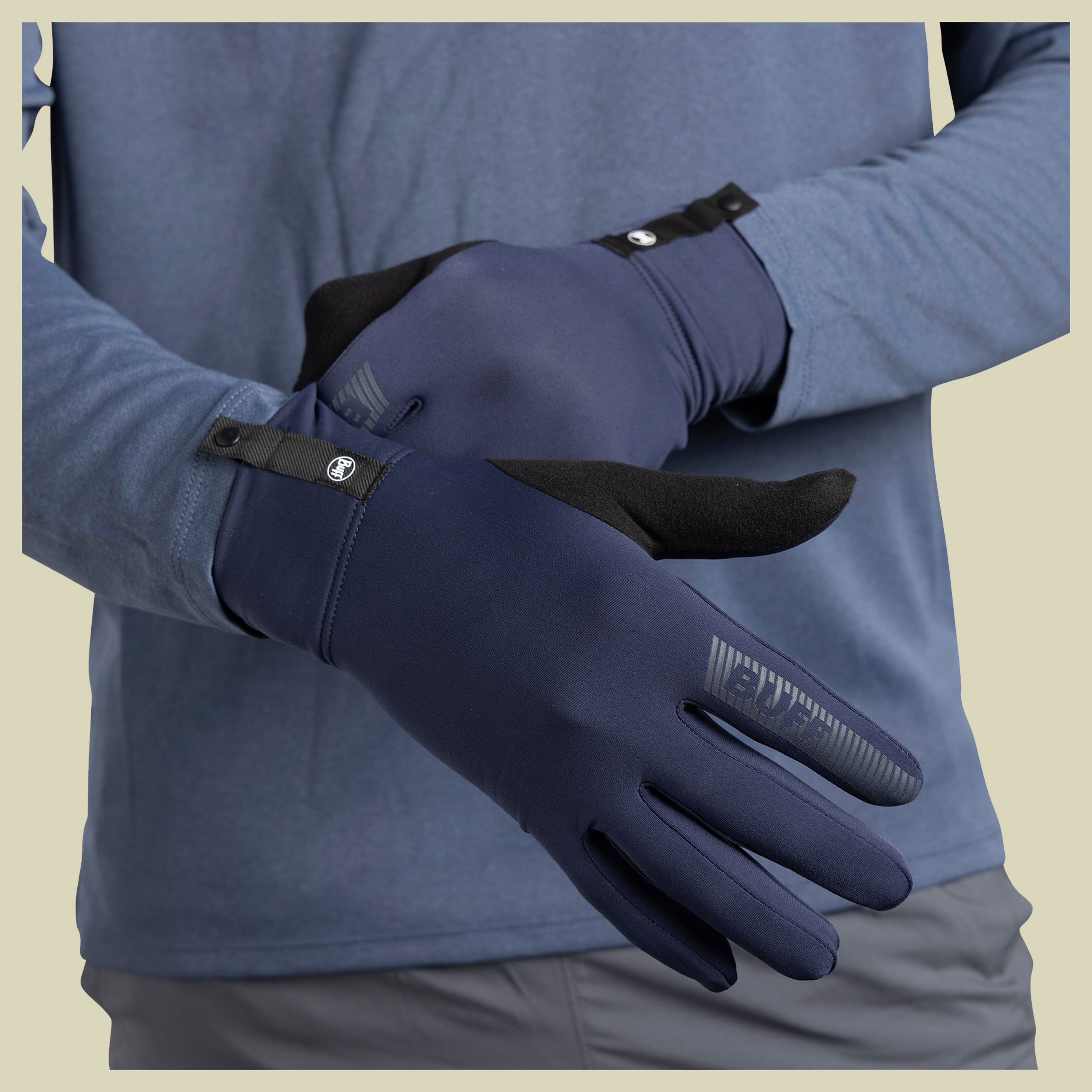 ThermoNet Gloves L blau - ther blue