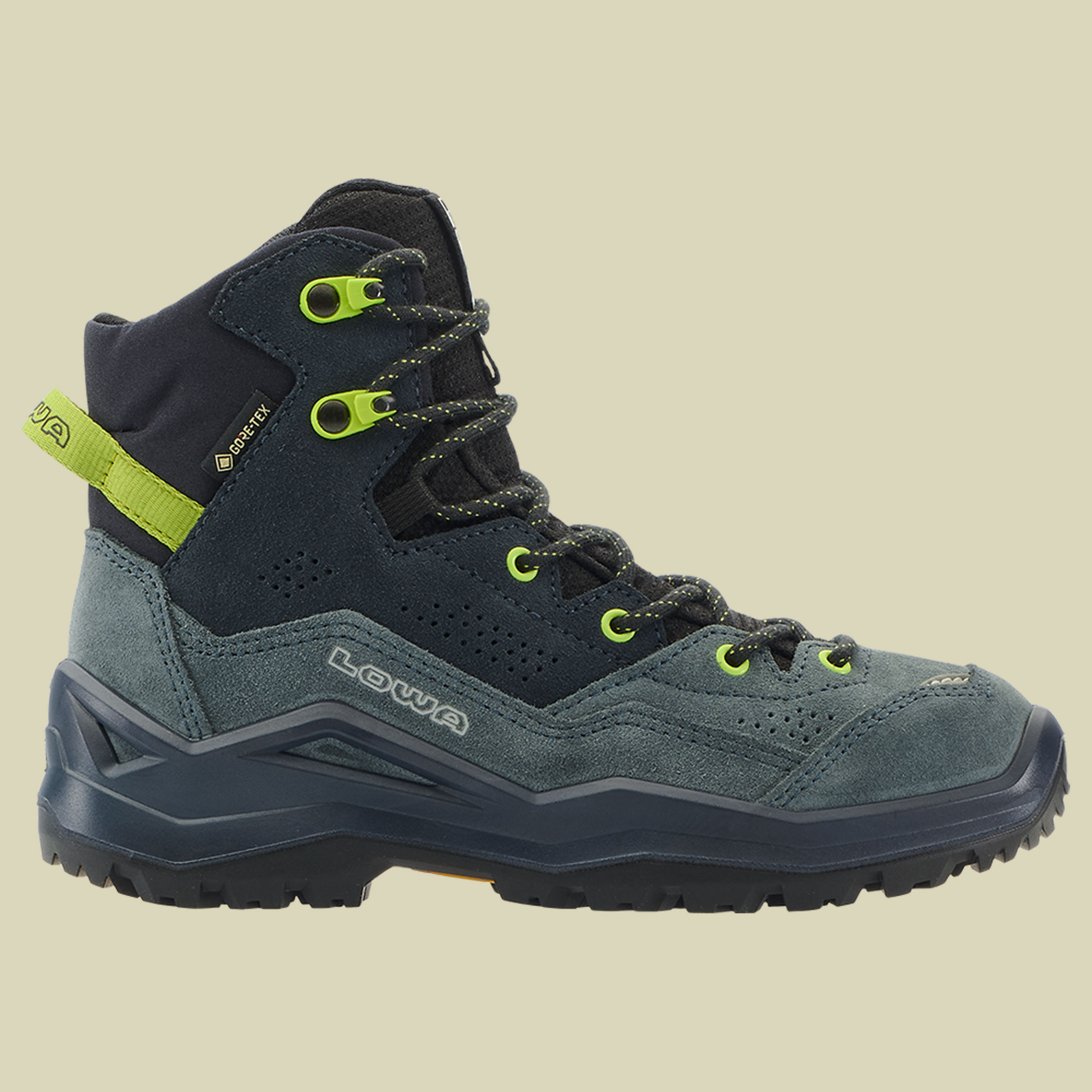 Wandax GTX Mid Junior 40 blau - dunkelpetrol/limone