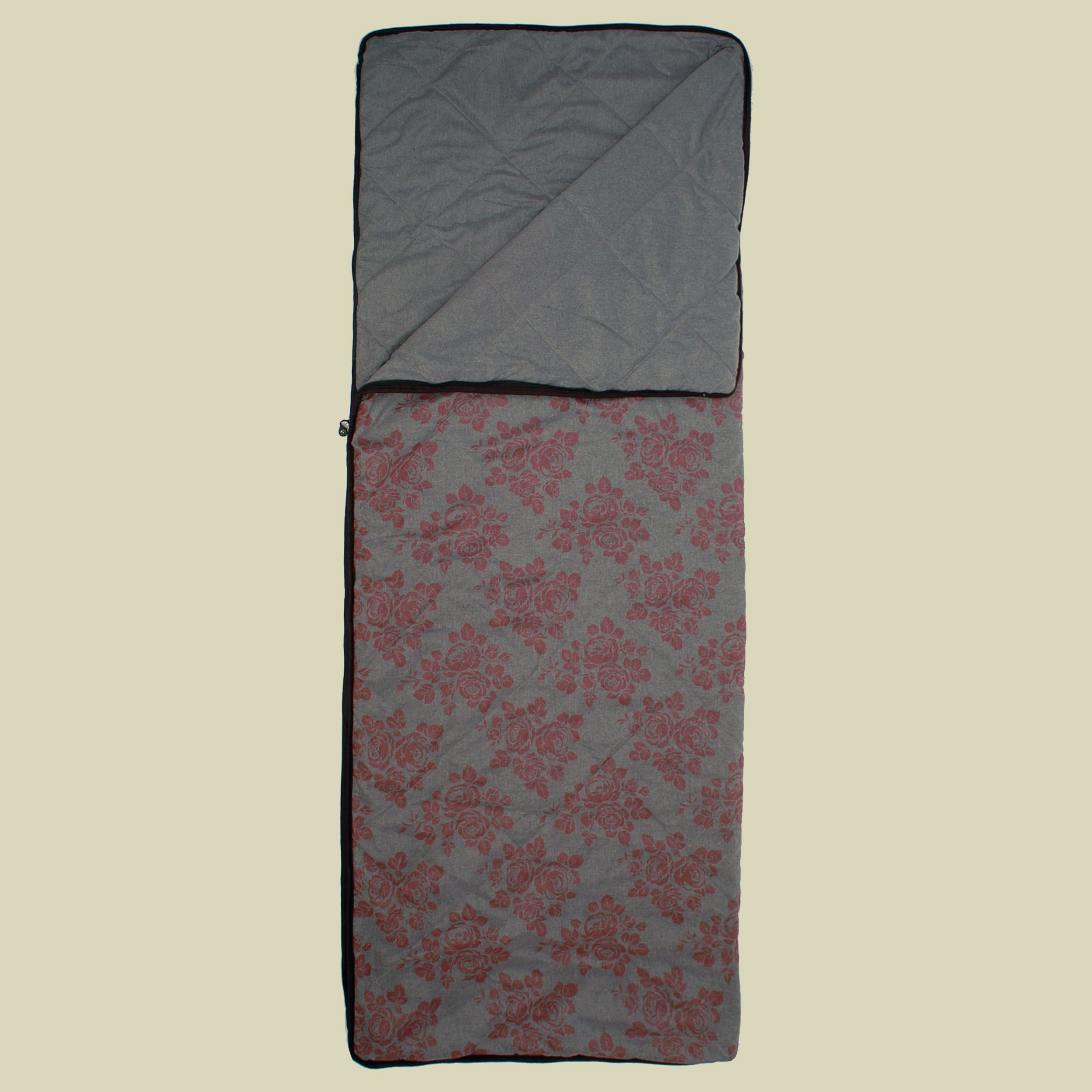 WellhealthBlanket Wool deluxe Größe: 200x150 cm Farbe: rose/grey mit Print