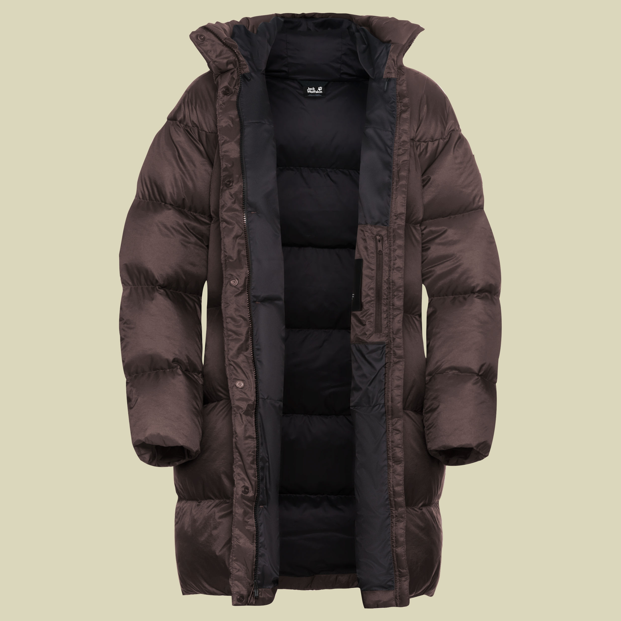 Icy Hill Coat Women XL braun- peat