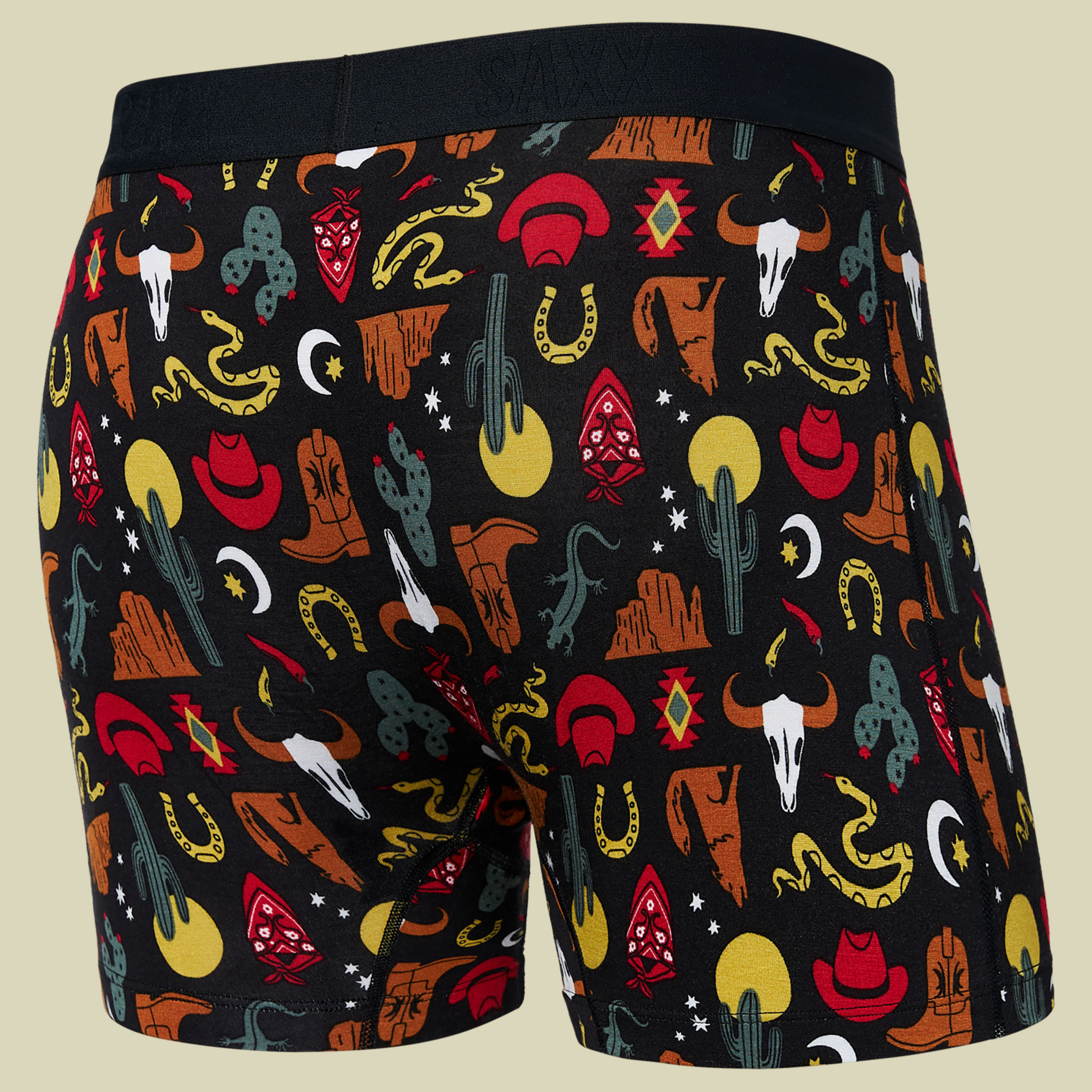 Vibe Super Soft Boxer Brief grau M - desert daze- faded black