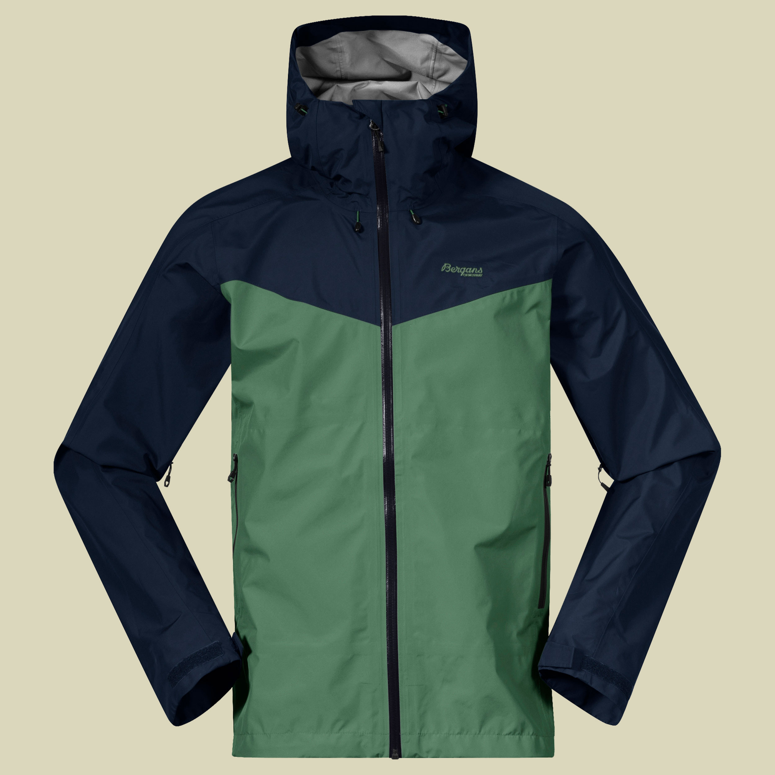 Skar Light 3L Shell Jacket Men Größe L  Farbe dark jade green/navy blue