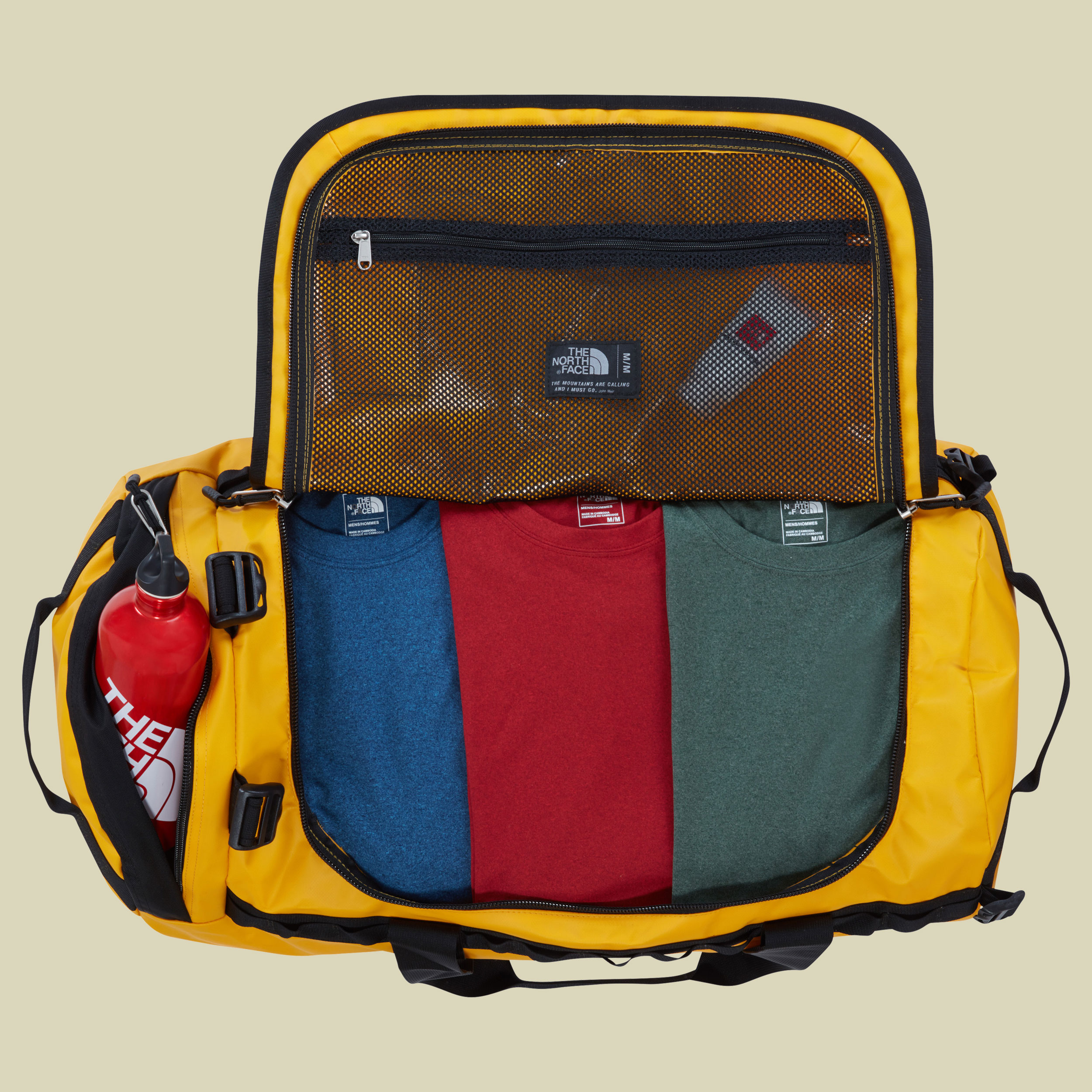 Base Camp Duffel M Volumen 71 Farbe Summit Gold/TNF Black