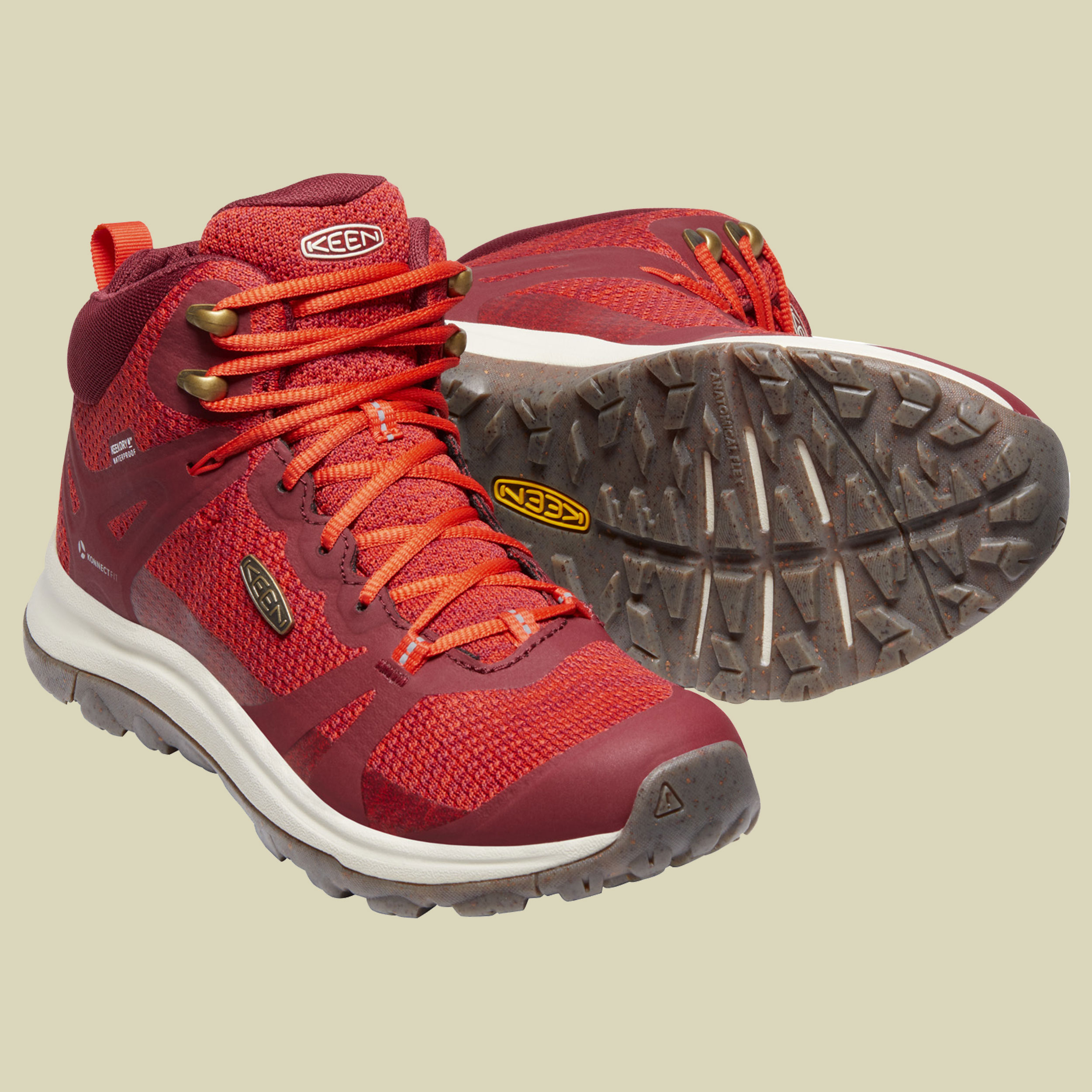 Terradora II Mid WP Women Größe UK 7 Farbe rhubarb/jam