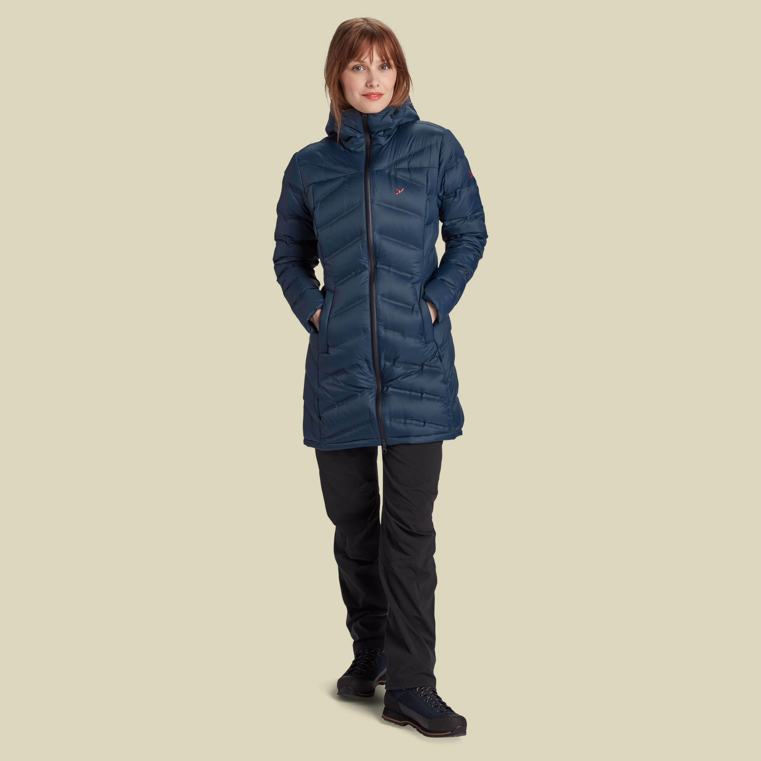 Patea Bonded Down Coat Women Größe L  Farbe dress blue