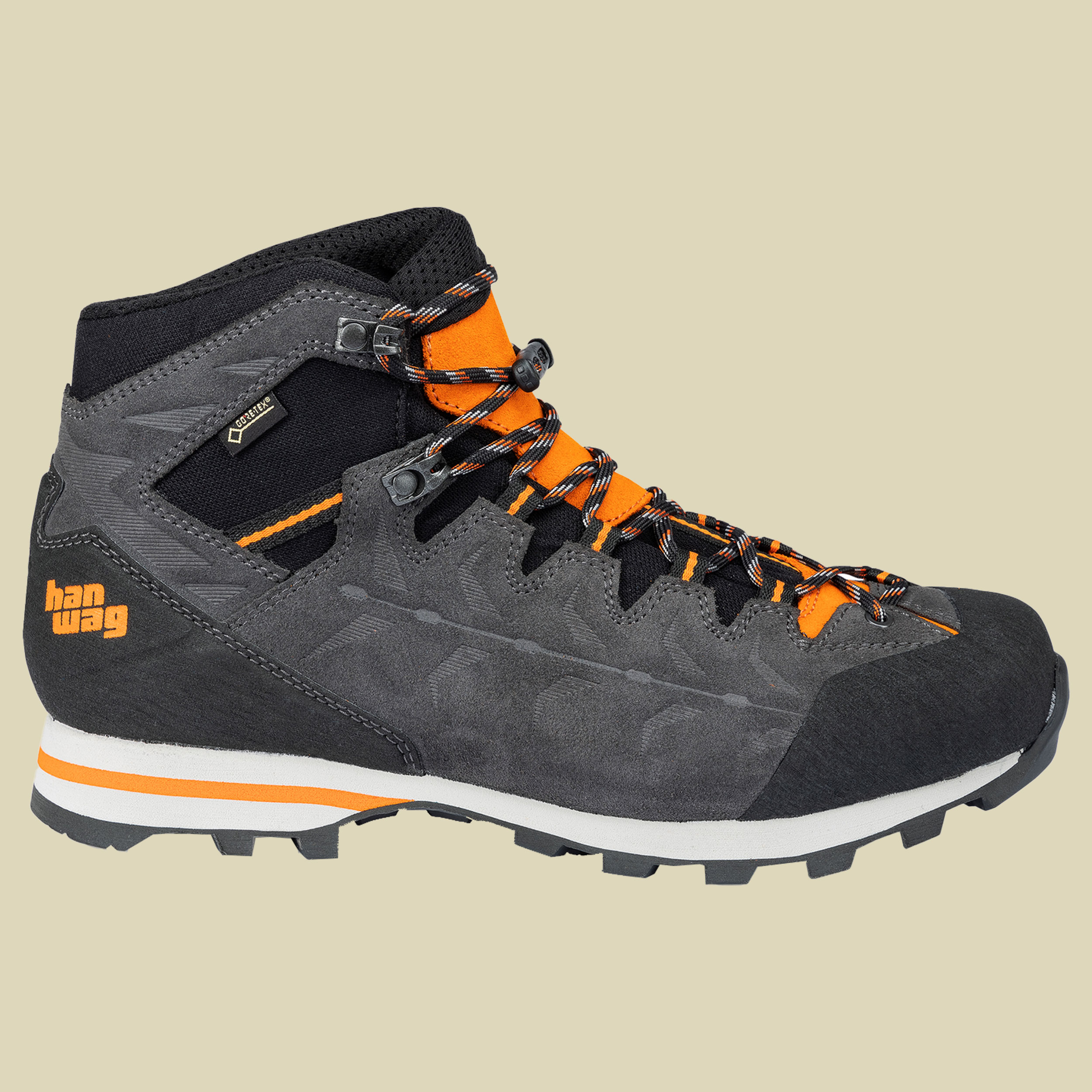 Makra Light GTX Men Größe UK 11,5 Farbe asphalt/orange