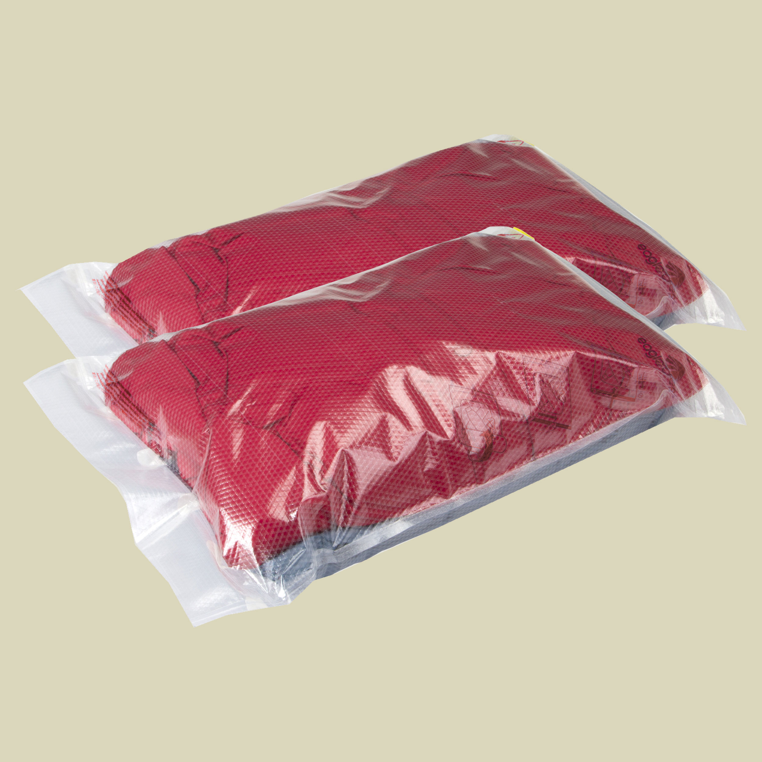 Pack-It Compression Sac Größe M Farbe clear/flame orange