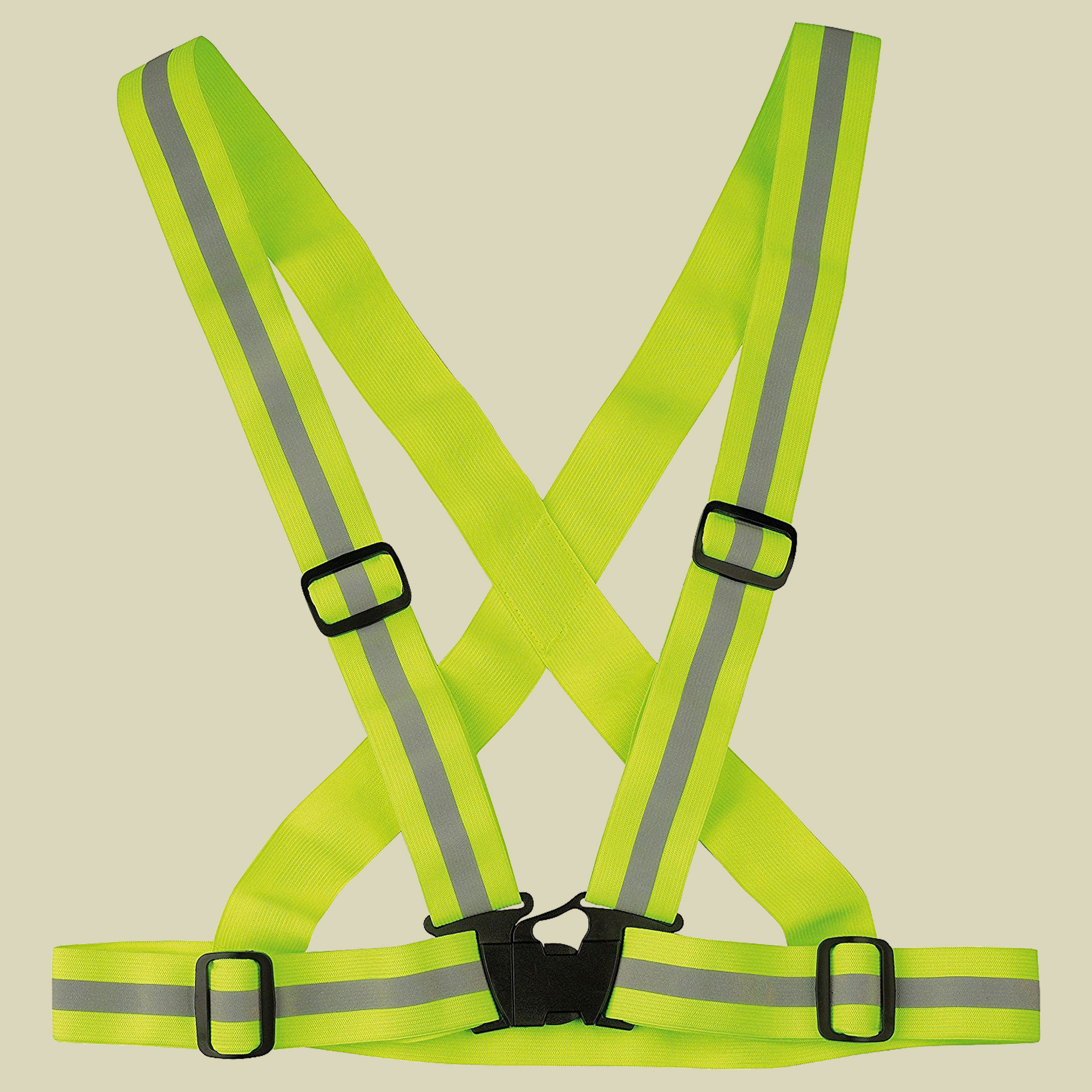 Reflexschärpe Cross Belt Größe Unisize Farbe gelb/silber Reflexschärpe Cross Belt Größe Unisize Farbe gelb/silber