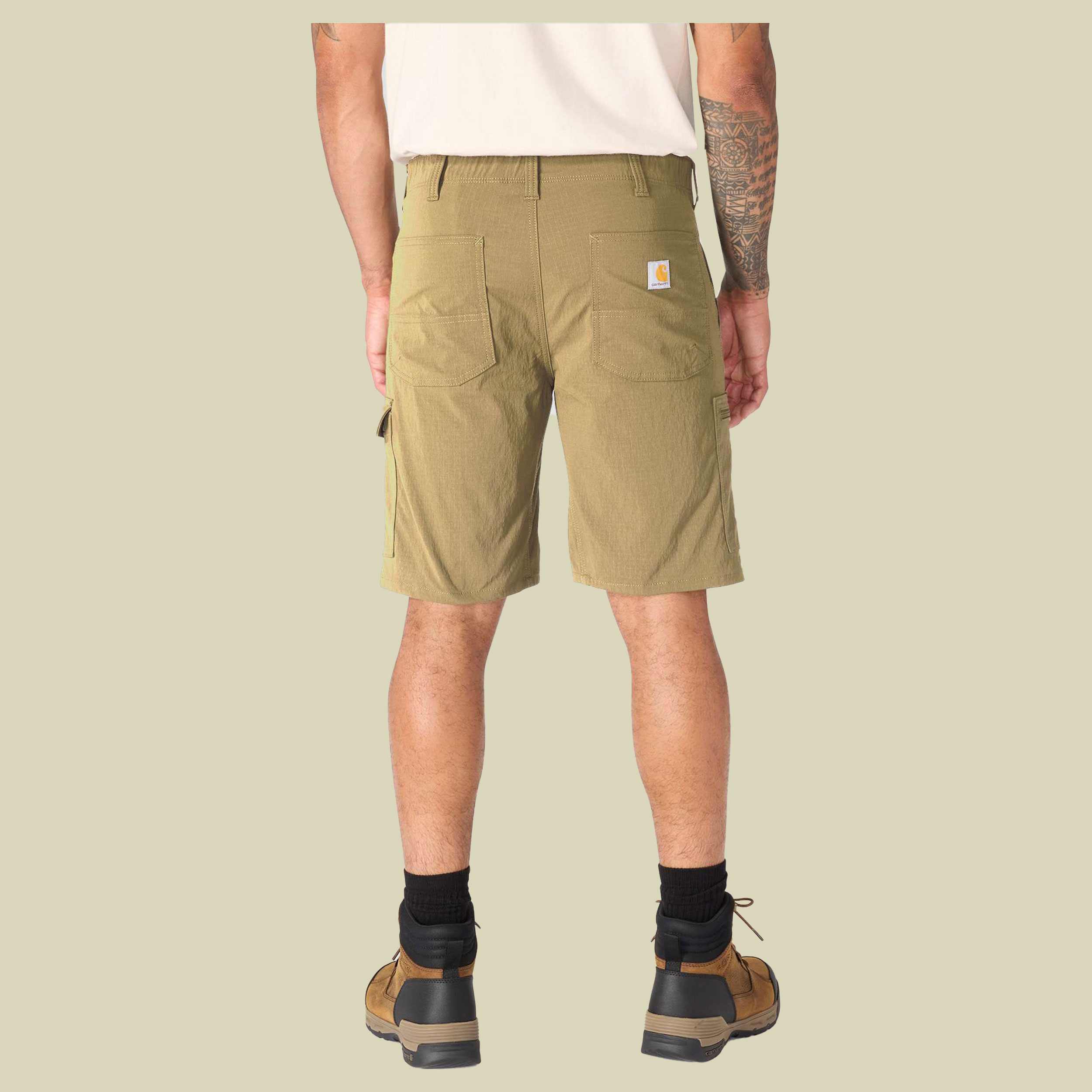 Relaxed Carhartt Force Ripstop Cargo Short Men W33 beige - Farbe sandstone
